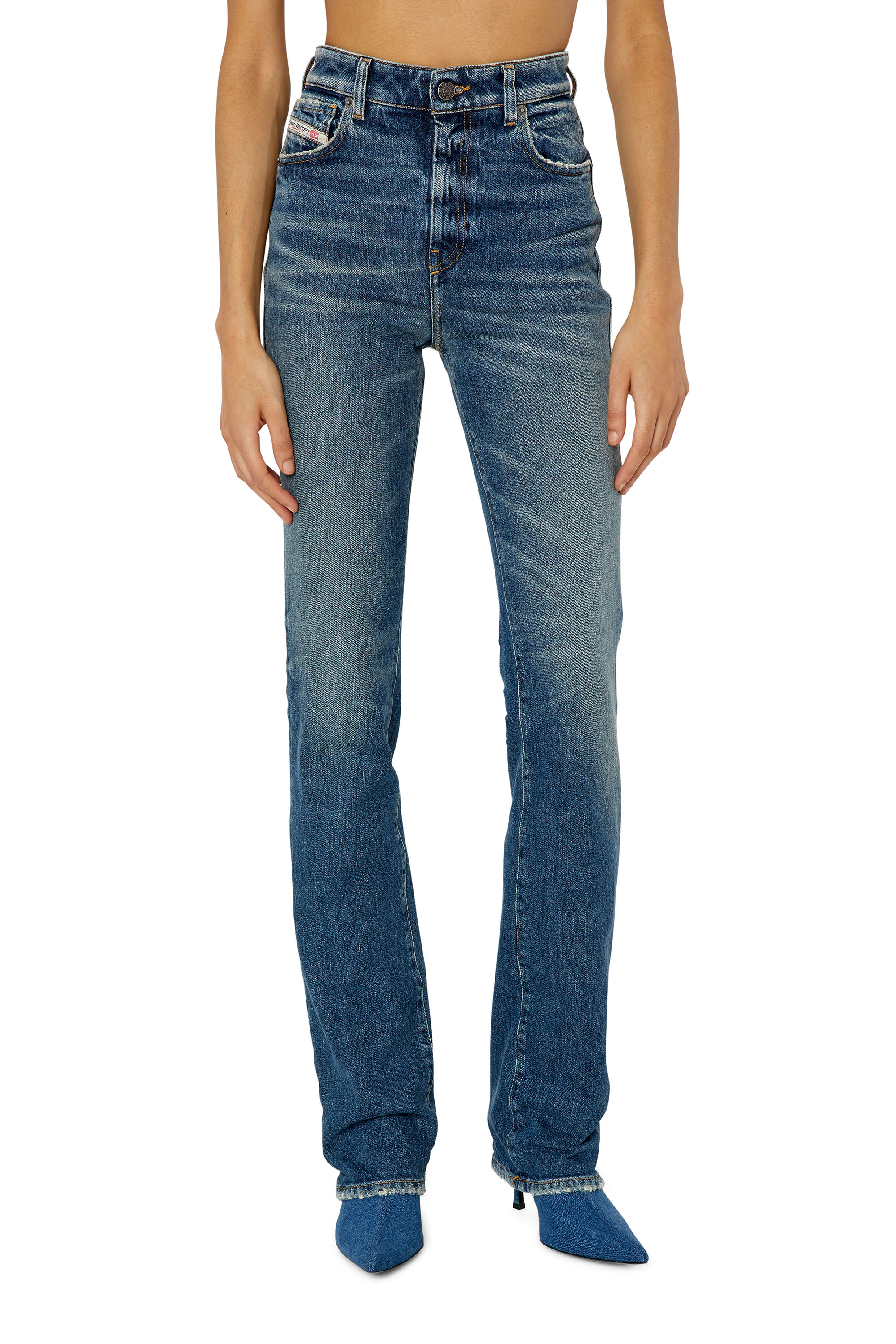 Diesel - 2003 D-Escription 007L1 Bootcut and Flare Jeans, Mittelblau - Image 1
