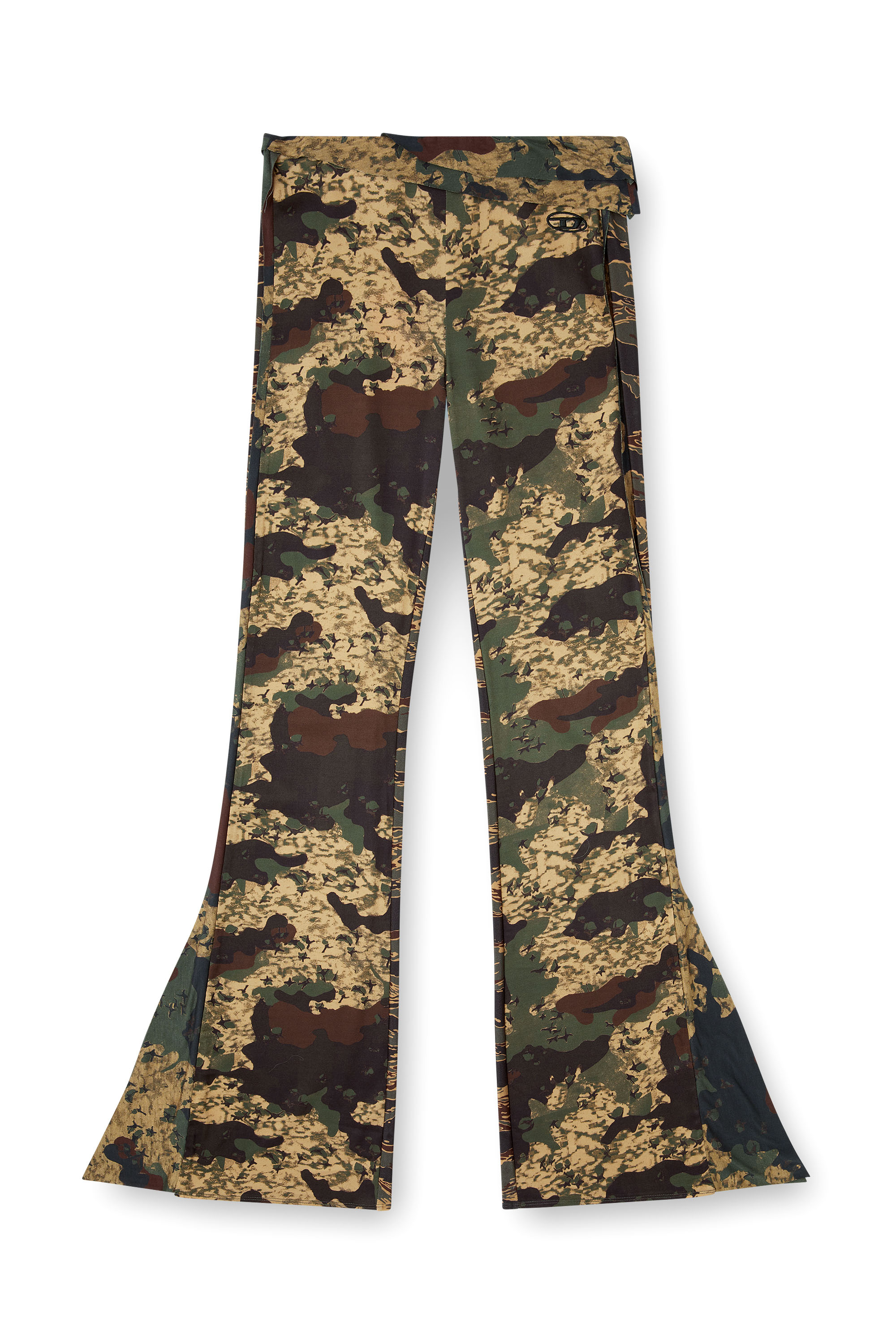 Diesel - P-AFFAL, Damen Jazz-Hose mit gemischten Camo-Prints in Armeegrün - 3