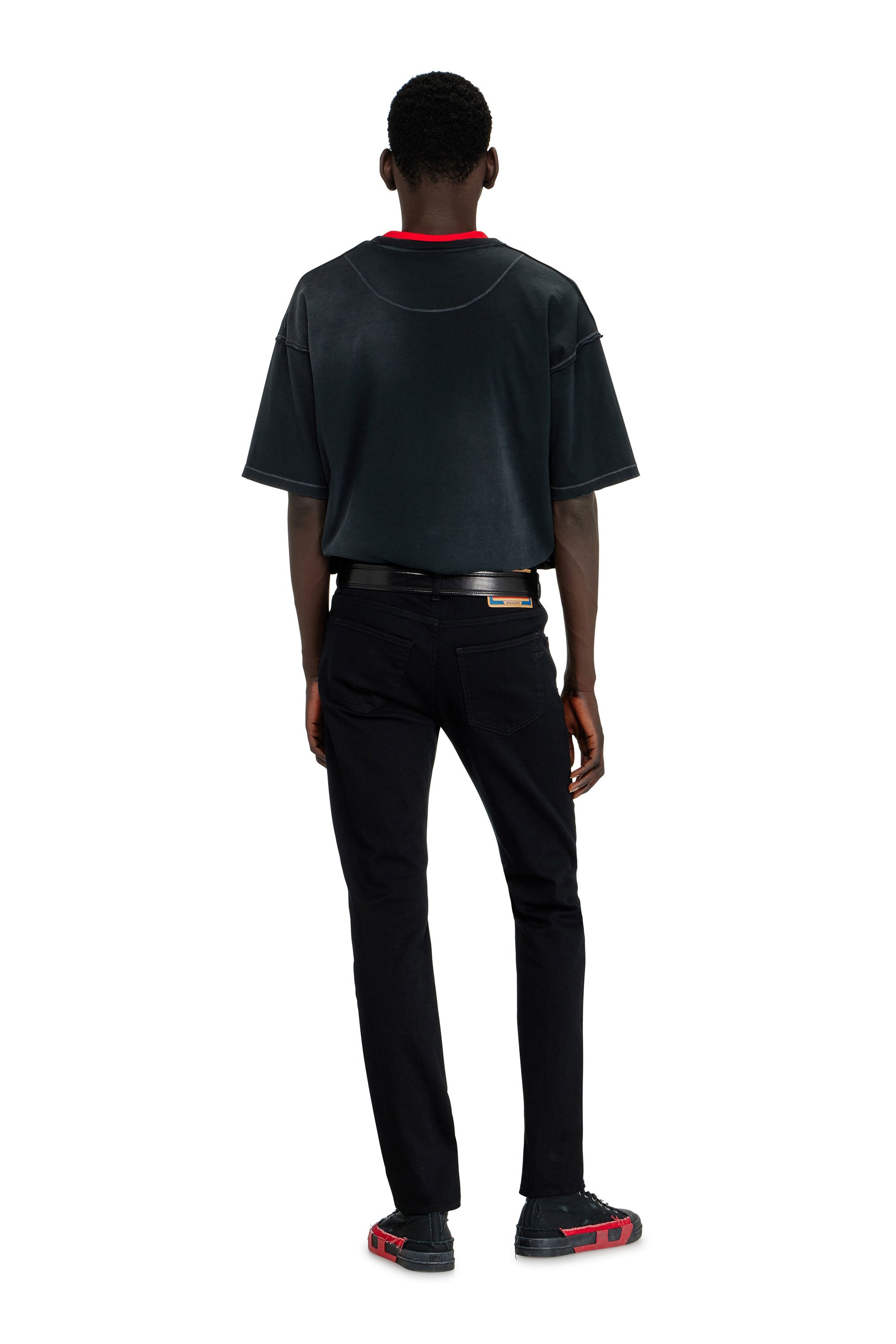 Diesel - Herren Slim Jeans 2019 D-Strukt 069YP, Schwarz/Dunkelgrau - 3