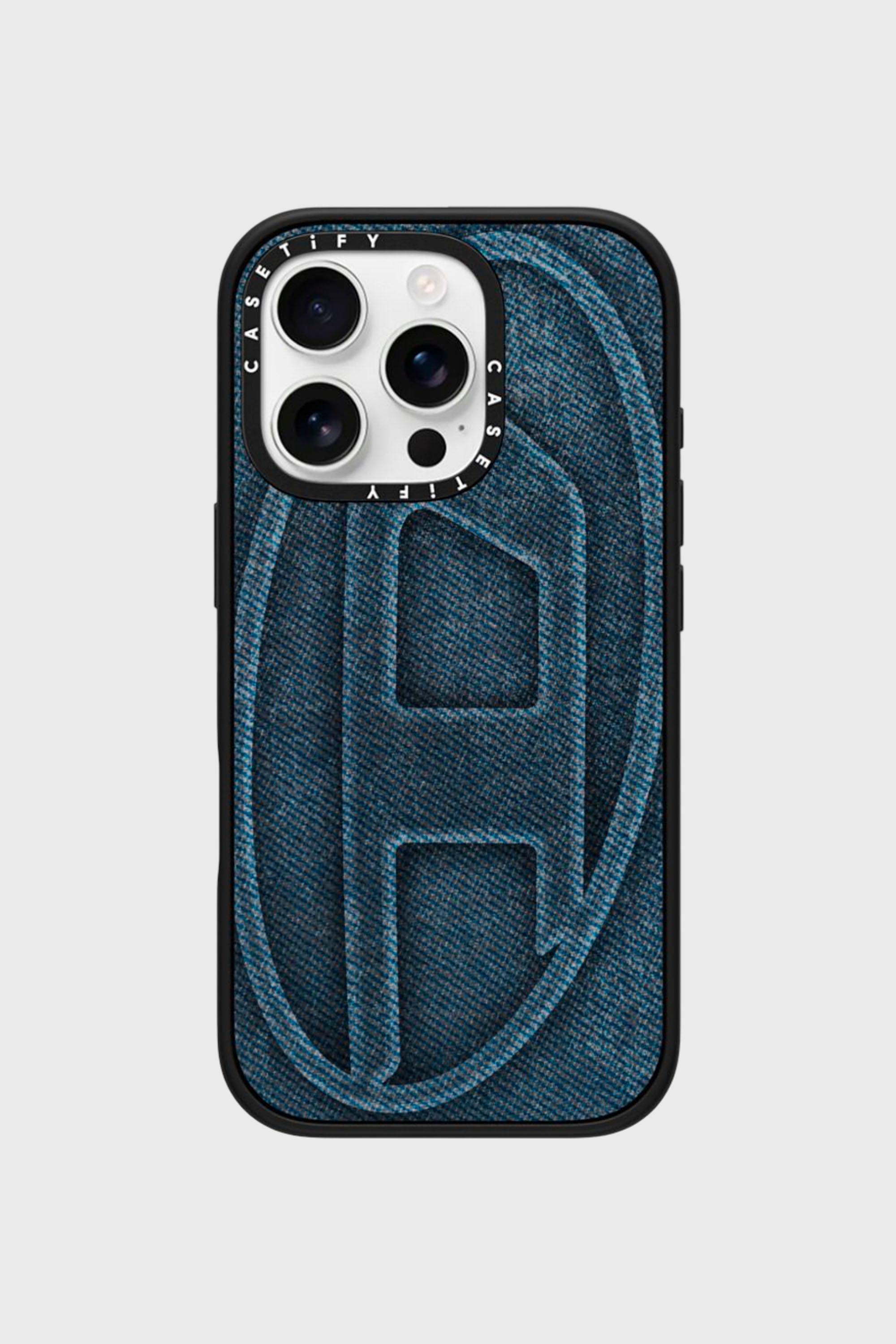 Diesel - 60583 MOULDED CASE, Unisex H&uuml;lle Oval D impact f&uuml;r iPhone 16 Pro in Blau - 1