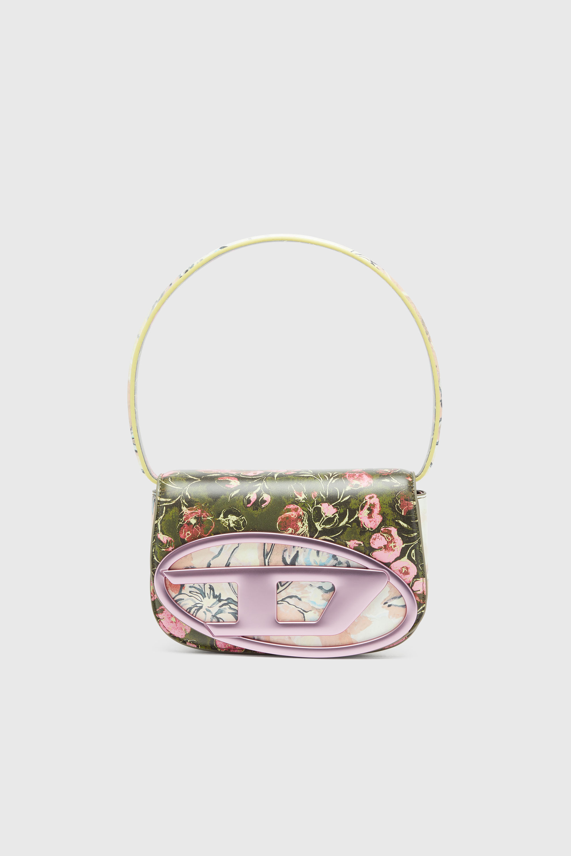 Diesel - 1DR, Woman's 1DR-Iconic shoulder bag with floral print in Multicolor - 1