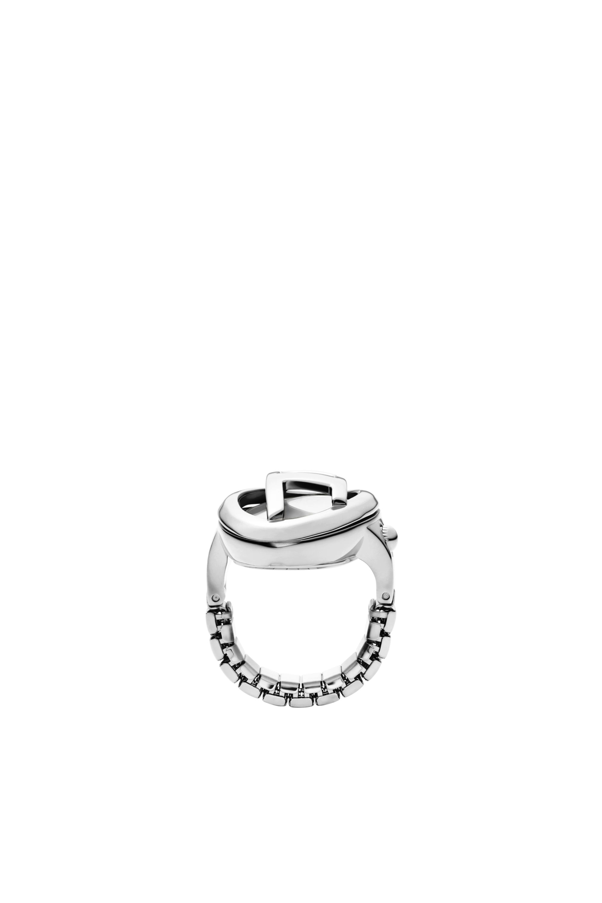 Diesel - DZ5623 WATCH, Damen D-Era Edelstahl Ringuhr in Silber - 4