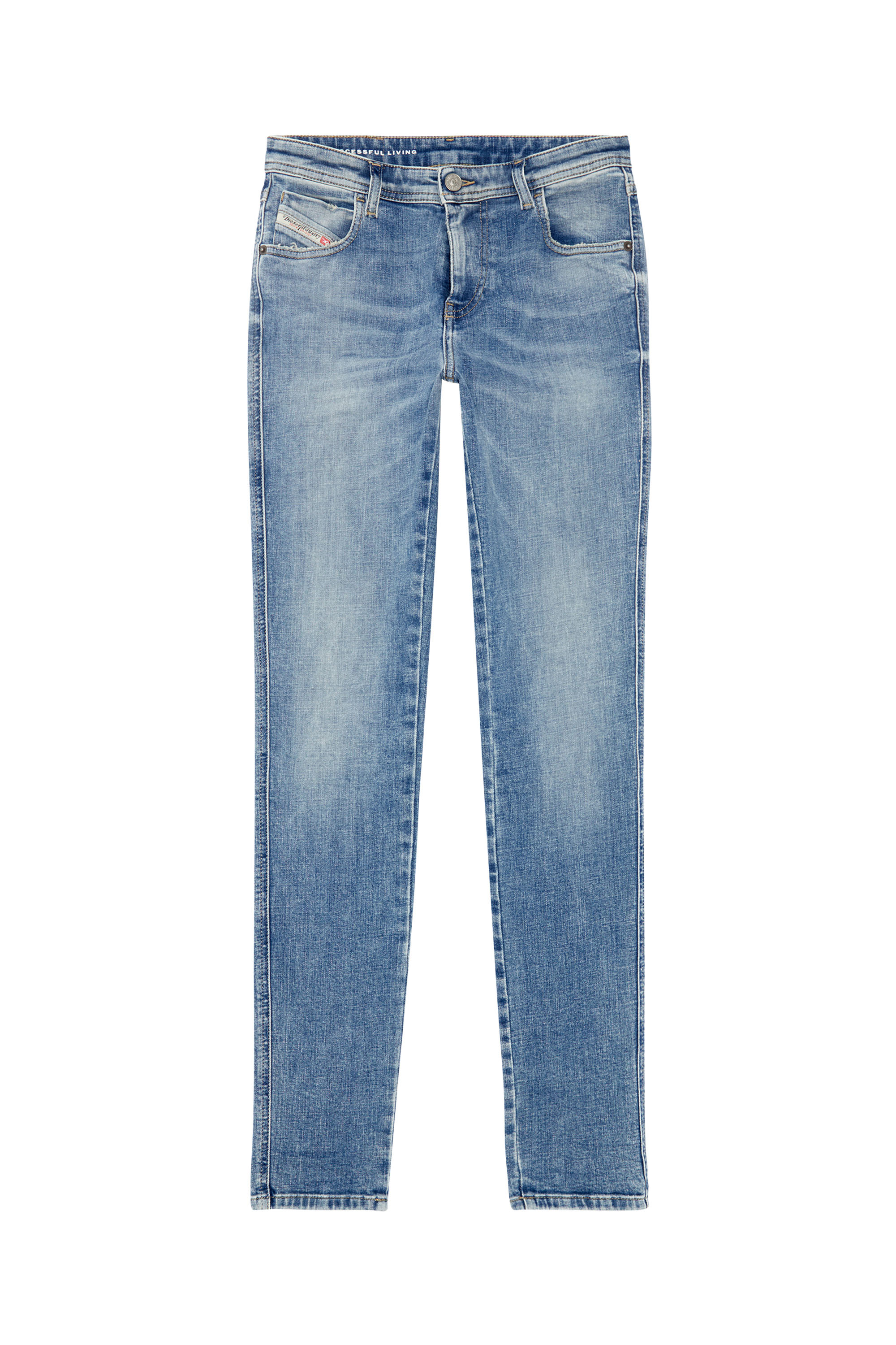 Diesel - Skinny Jeans 2015 Babhila 09J21, Hellblau - Image 5