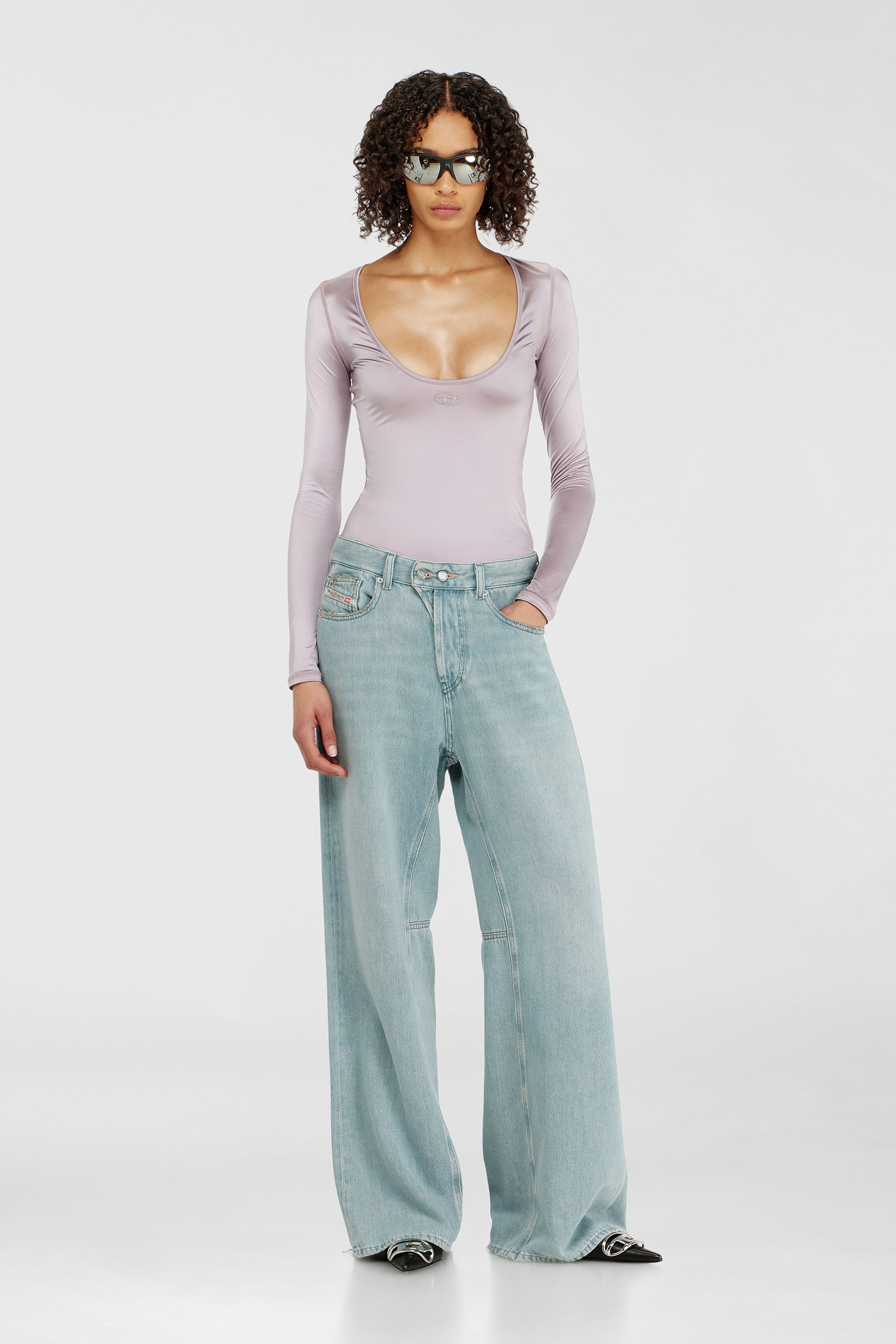 Diesel - Damen Relaxed Jeans 1996 D-Sire 09P84, Hellblau - 1