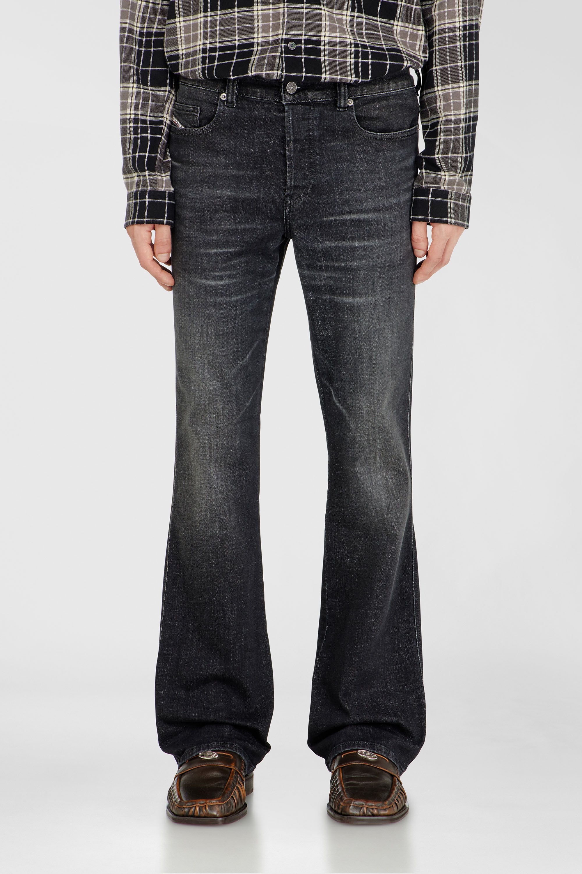 Diesel - Herren Bootcut Jeans 1998 D-Buck 09H34, Schwarz/Dunkelgrau - 1