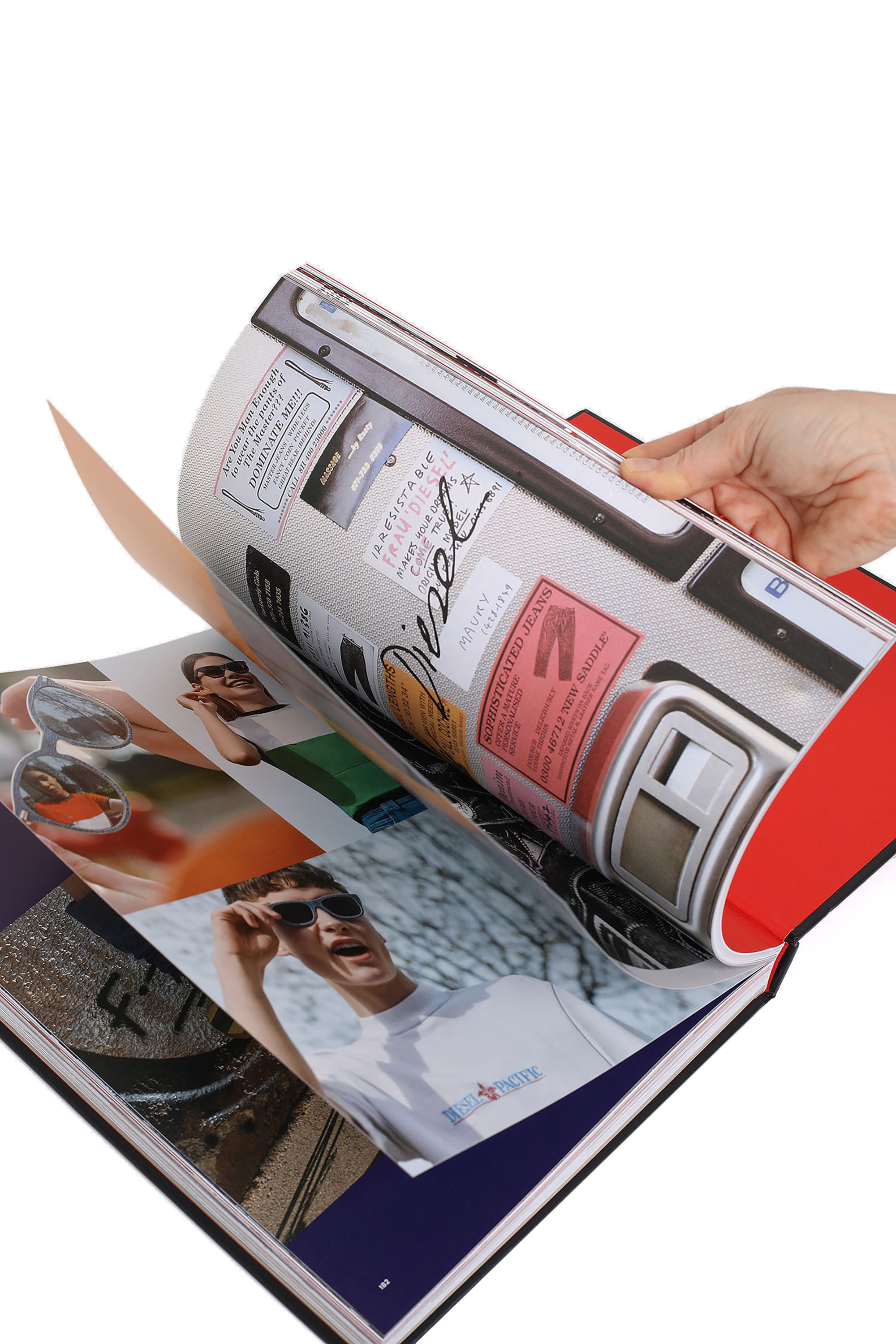 Diesel - 5D Diesel Dream Disruption Deviation Denim, Unisex Diesel Denim Buch in Schwarz - 5