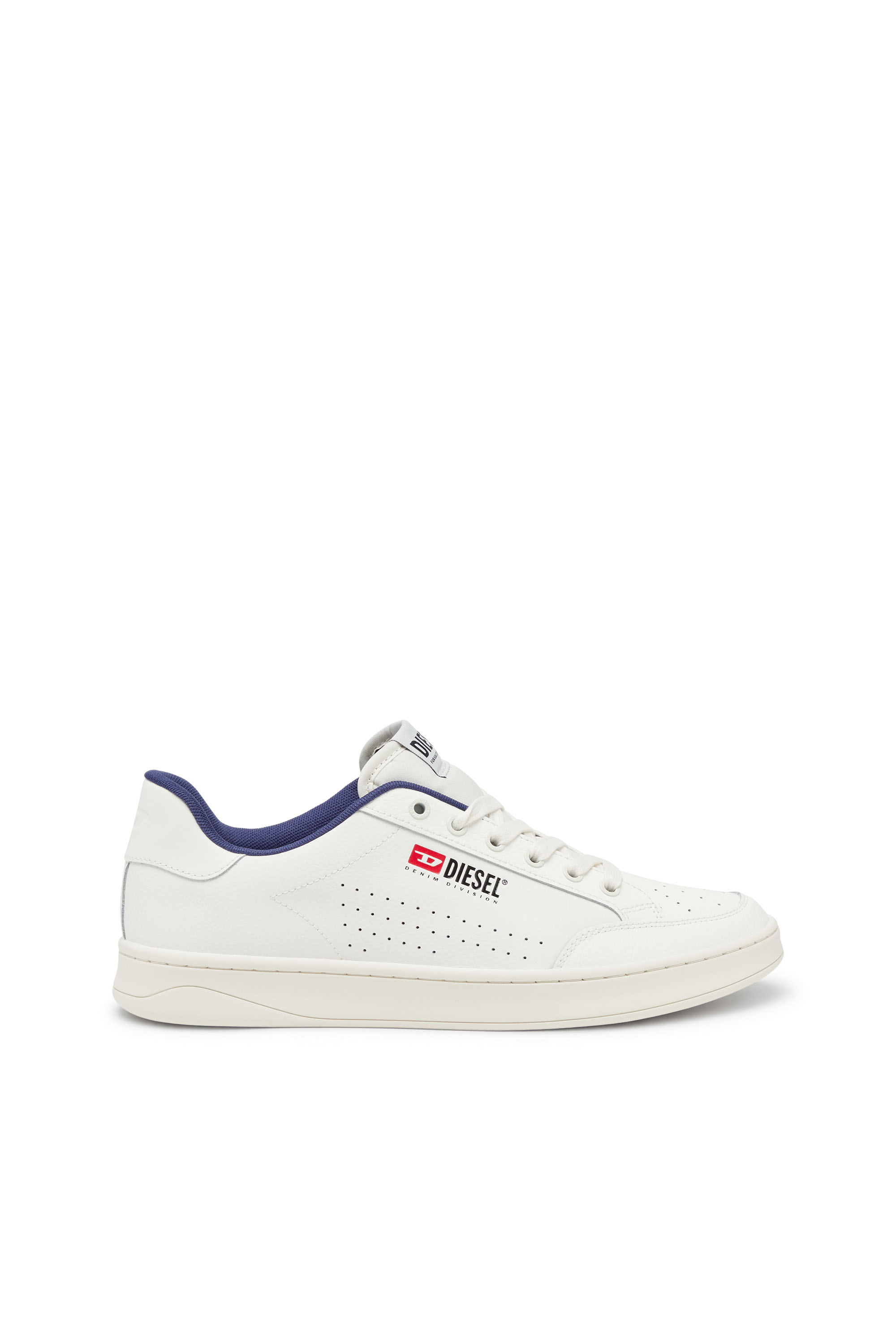Diesel - S-ATHENE VTG, Man S-Athene-Retro sneakers in perforated leather in Multicolor - Image 1