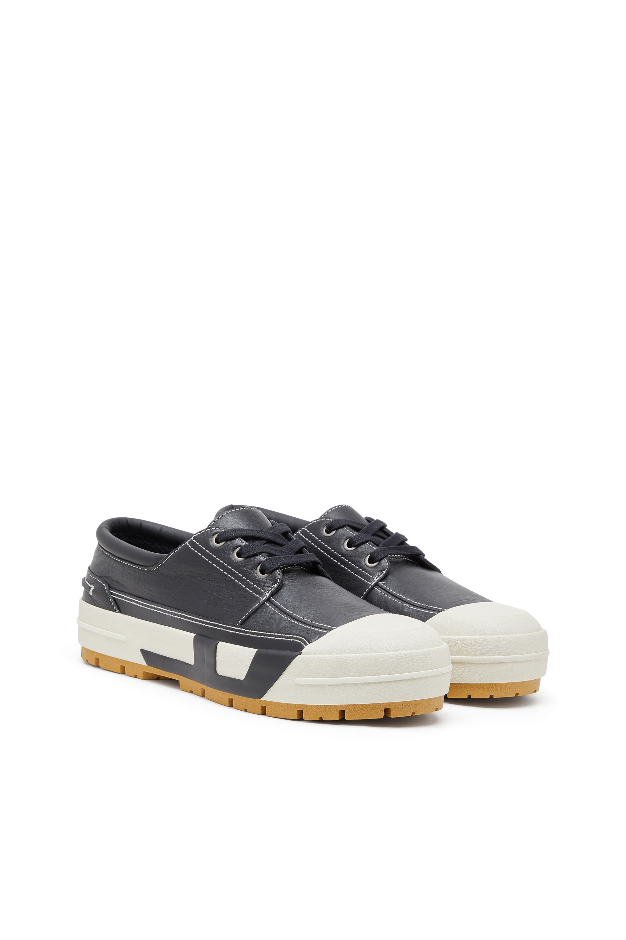 Diesel - S-D-VERSE MOCASSIN, Herren S-D-Verse - Hybrid-Mokassin aus Leder in Schwarz - 2