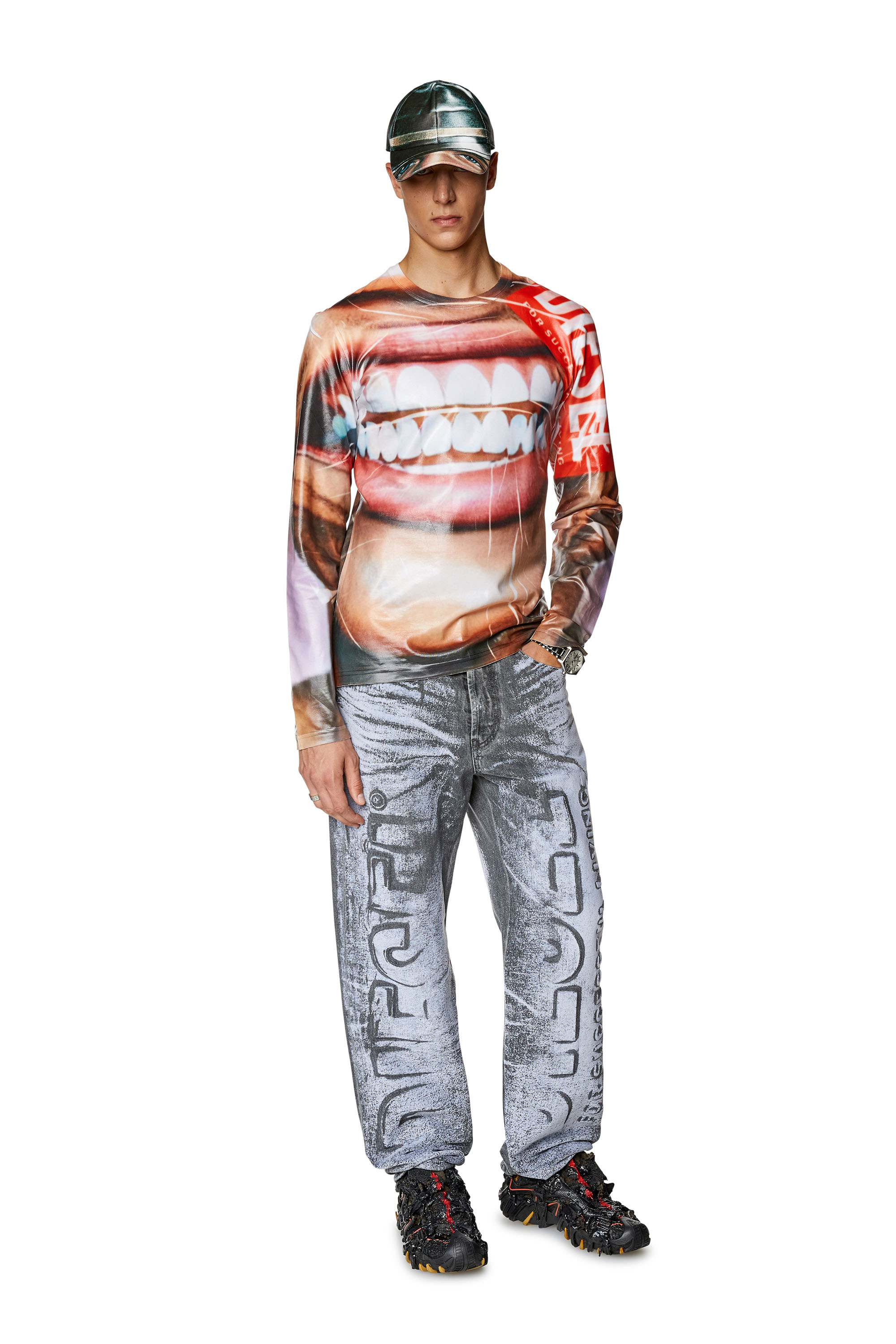 Diesel - Straight Jeans 2010 D-Macs 007T5, Grau - Image 1