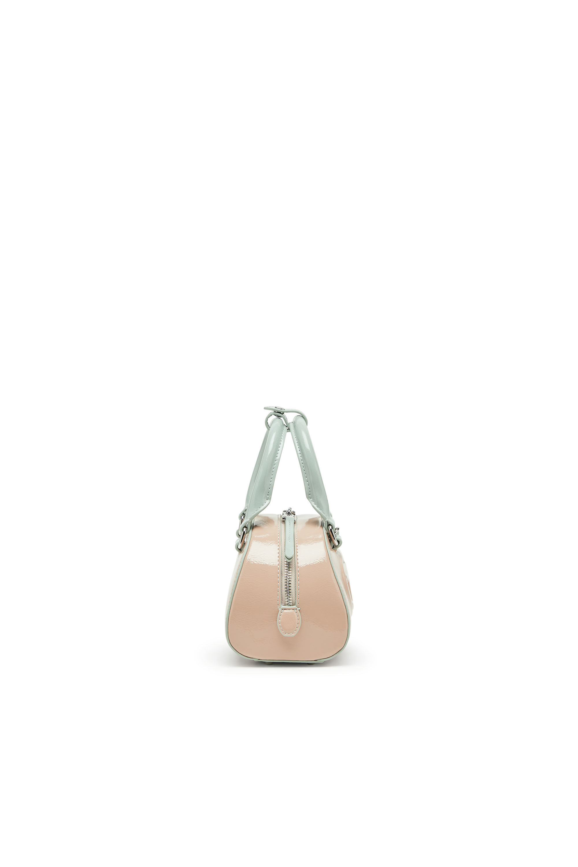 Diesel - 1DR DOME CROSSBODY, Damen 1DR Dome-Mini-Bowlingtasche mit Naplak-Effekt in Rosa - 4