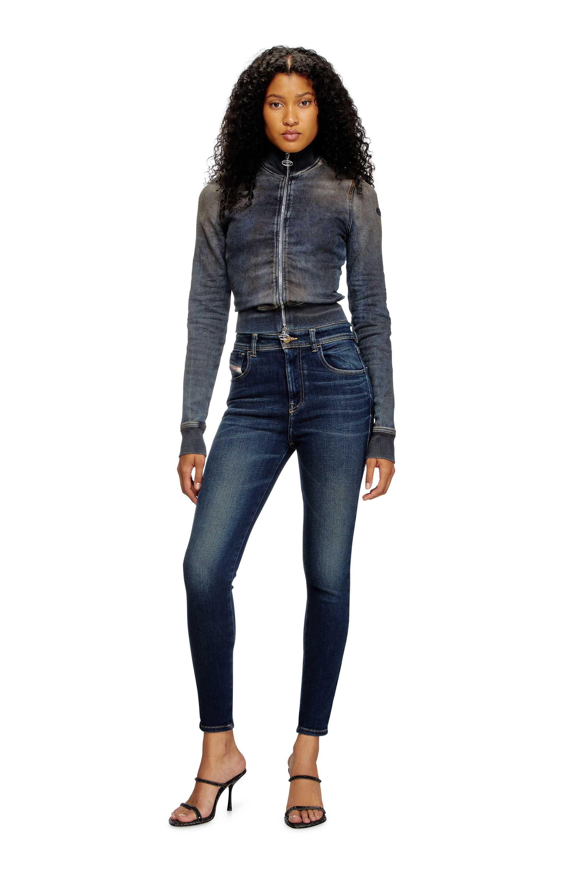 Diesel - Damen Super skinny Jeans 1984 Slandy-High 09J11, Dunkelblau - 2