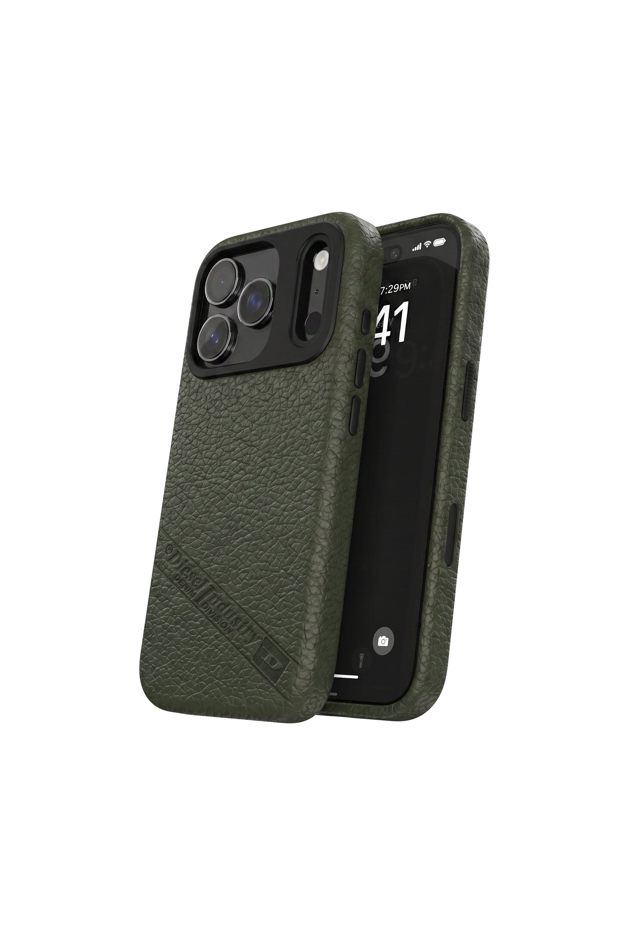 Diesel - 60647 MOULDED CASE, Unisex Flag D H&uuml;lle mit MagSafe f&uuml;r iPhone 17 Pro in Dunkelgr&uuml;n - 3