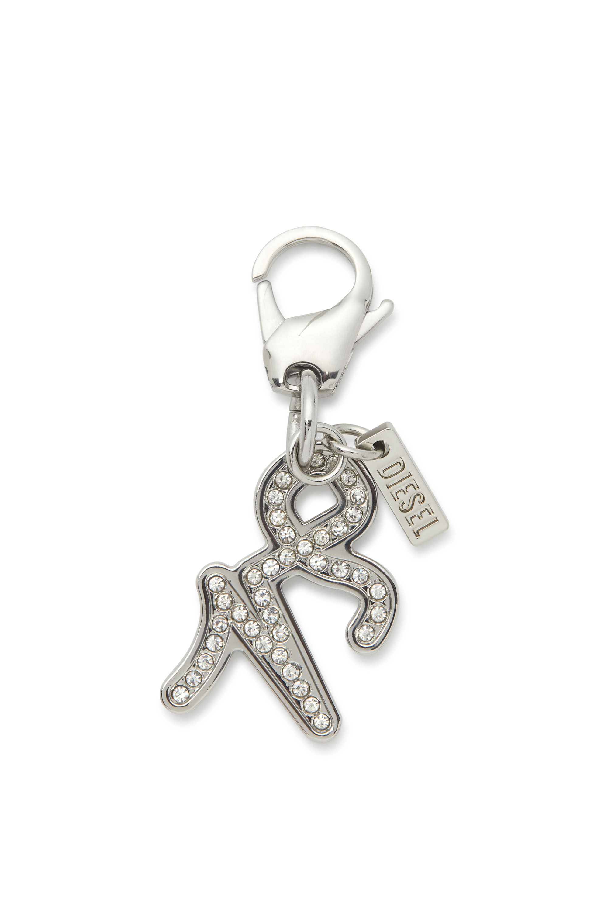 Diesel - CHARM CAPRICORN, Unisex Metallanhänger Steinbock mit Strasssteinen in Silber - 1