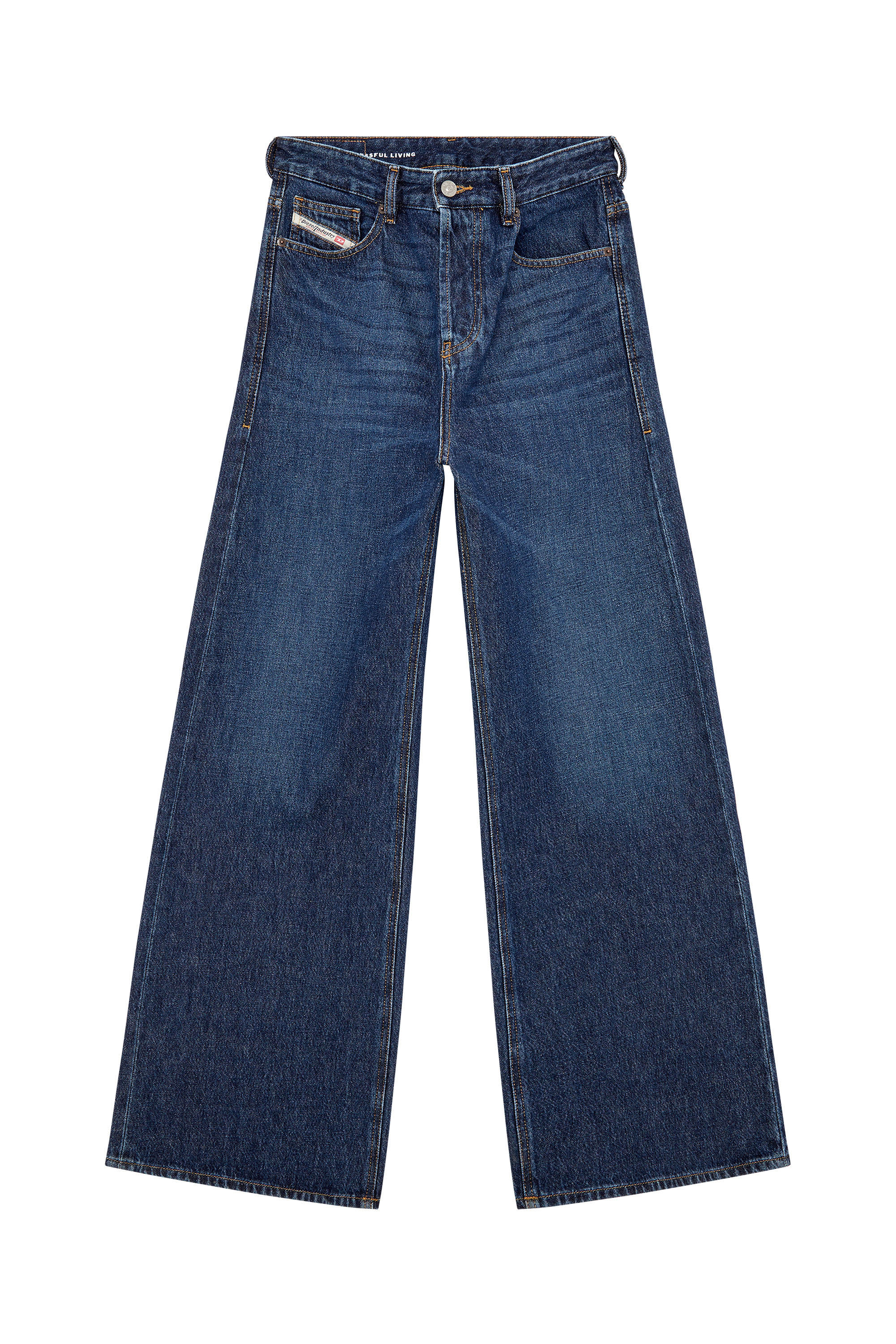 Diesel - Damen Relaxed Jeans 1996 D-Sire 09C03, Dunkelblau - 2