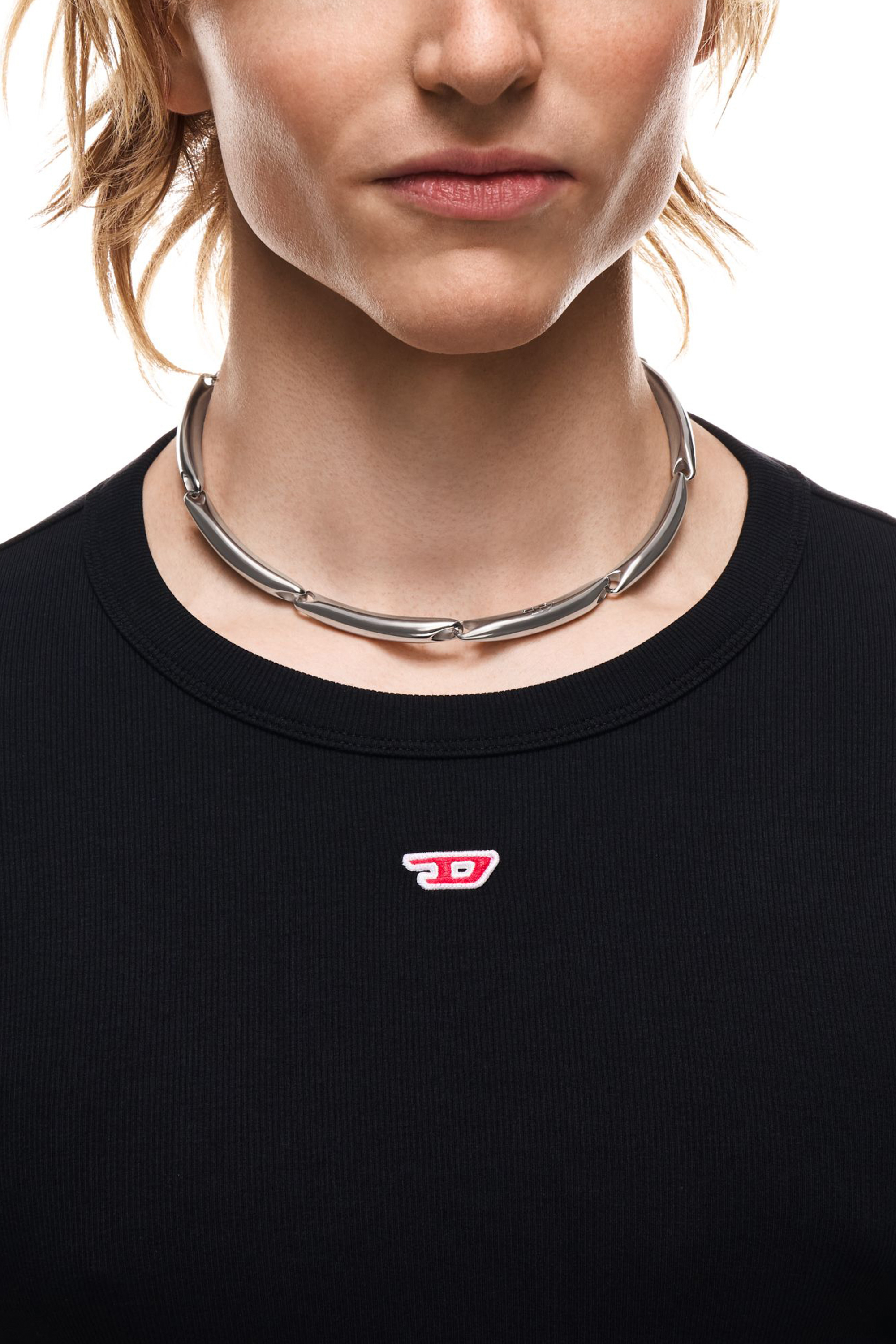 Diesel - DX1697040 JEWELLERY, Unisex Halskette aus Edelstahl in Silber - 4