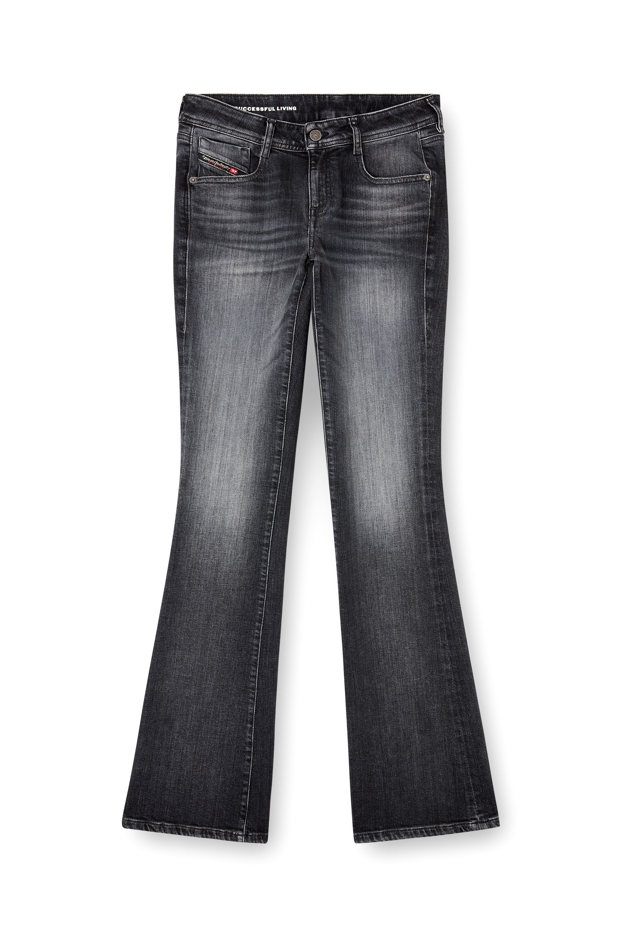 Diesel - Damen Bootcut Jeans 1969 D-Ebbey 09L98, Schwarz/Dunkelgrau - 2