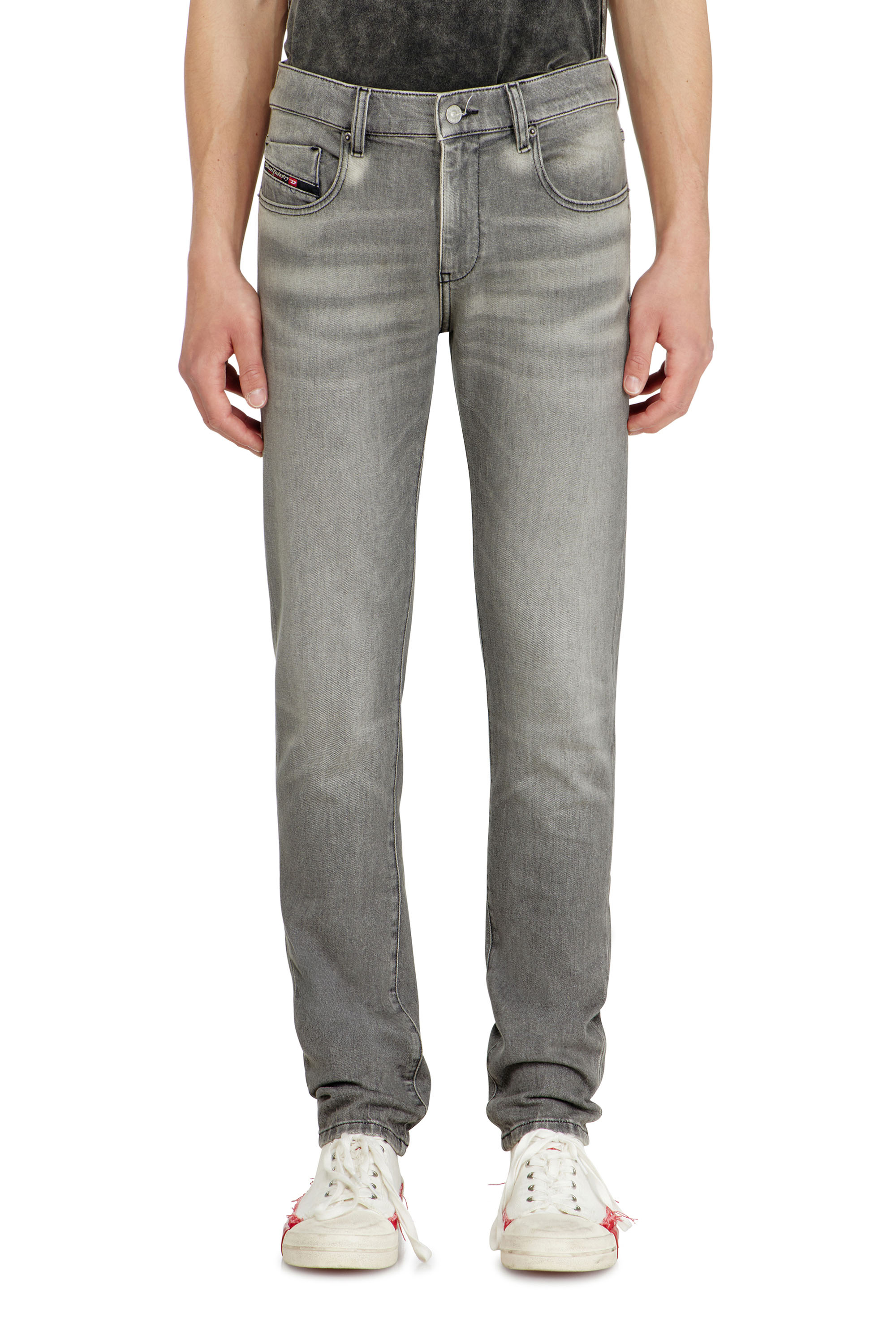 Diesel - Herren Slim Jeans 2019 D-Strukt 0KBBL, Hellgrau - 4