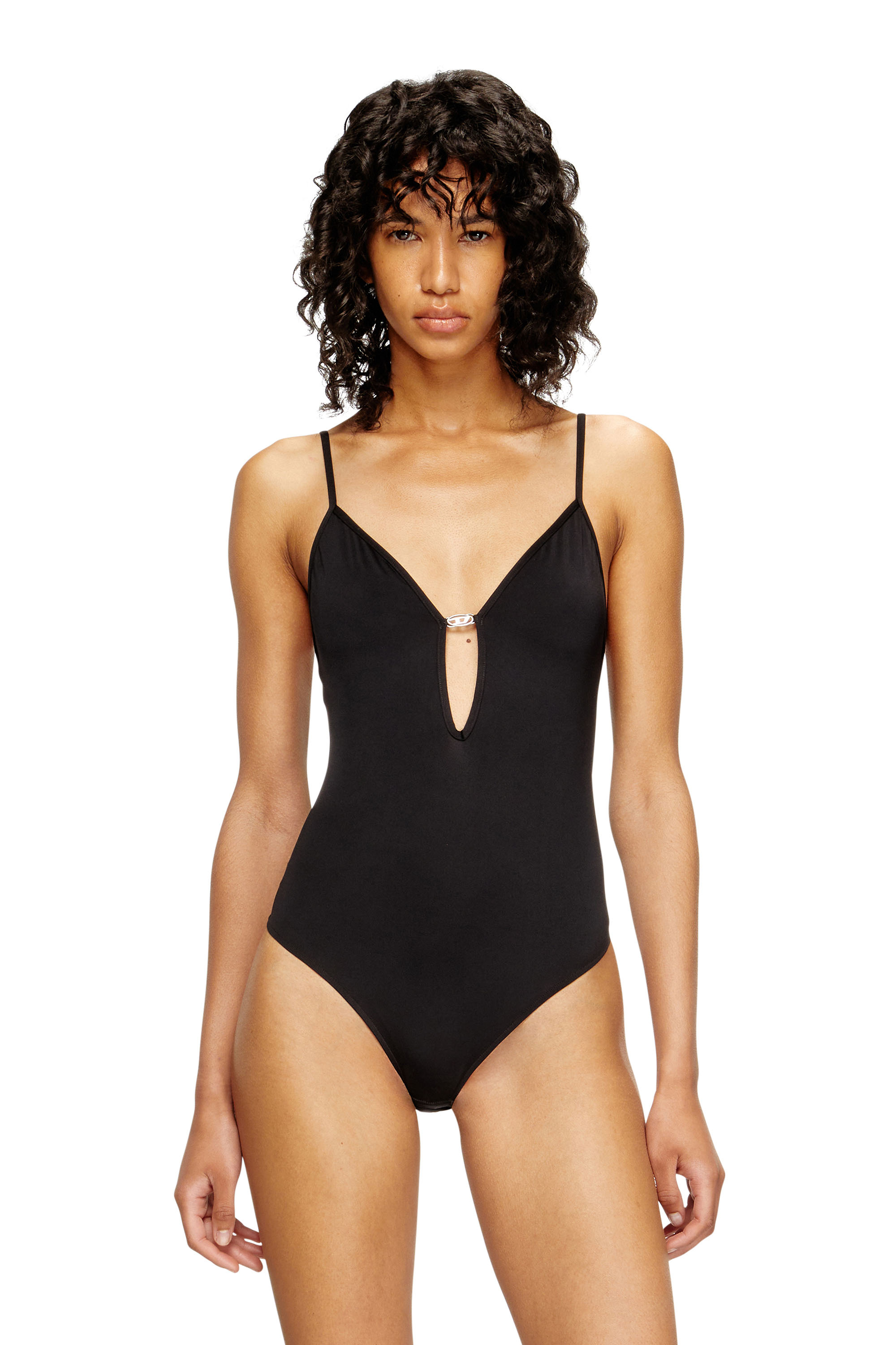 Diesel - UFBY-OVAL-D-BODYSUIT, Damen Oval D-Bodysuit in Schwarz - 1