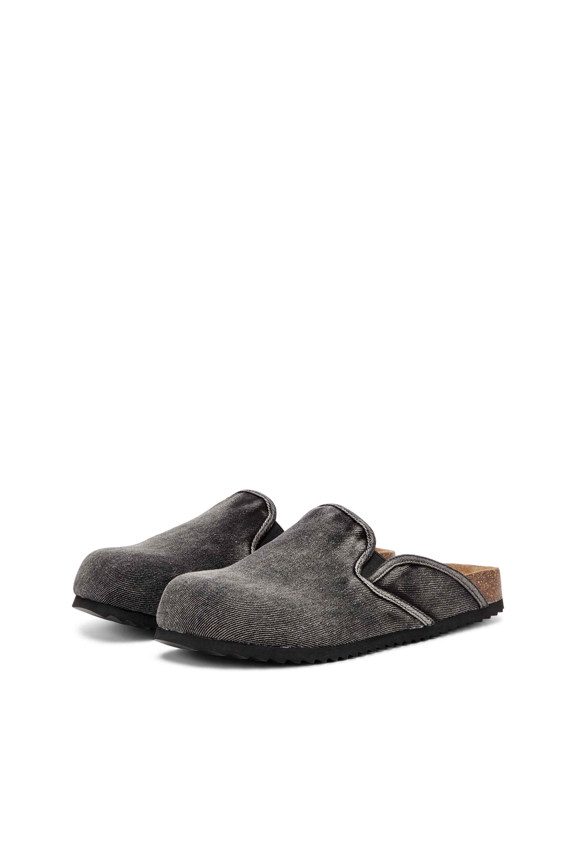 Diesel - D-WOODSTOCK SLIP-ON, Herren D-Woodstock-Mules aus Denim in Schwarz - 8