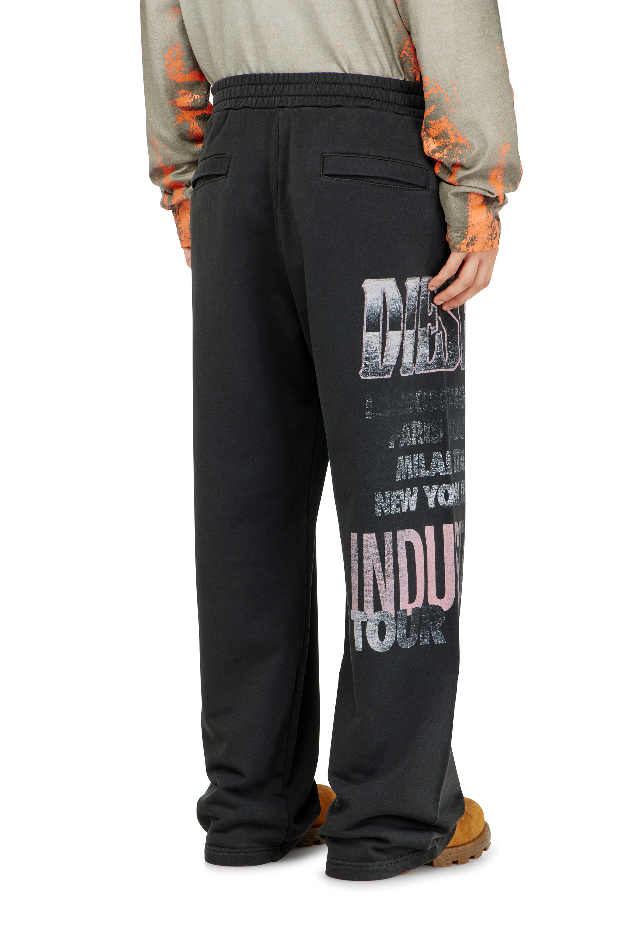 Diesel - P-ILL, Herren Sweatpants mit Konzert-Grafik in null - 3