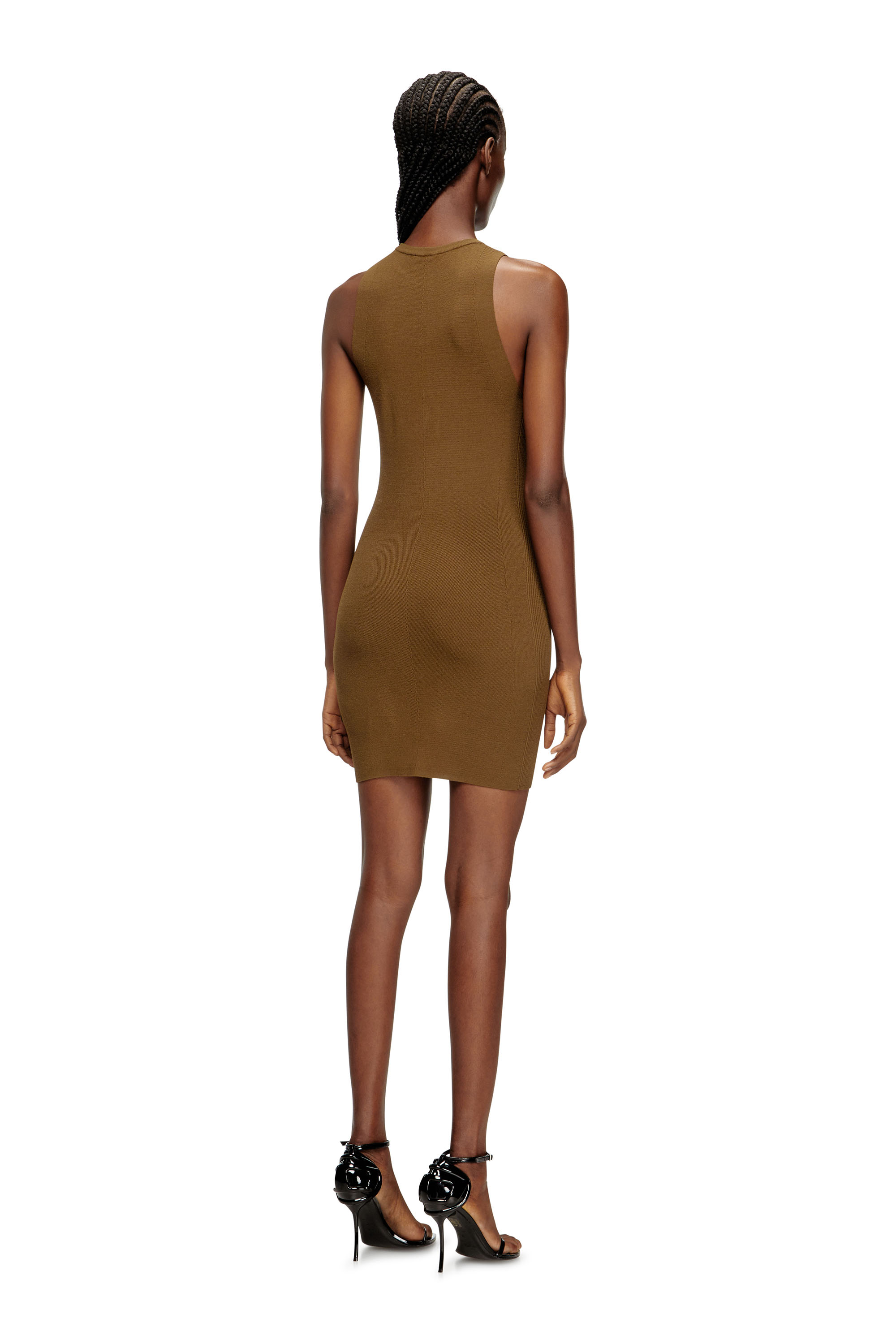 Diesel - M-CADDIX, Damen Ärmelloses Kleid aus Rippstrick in null - 4