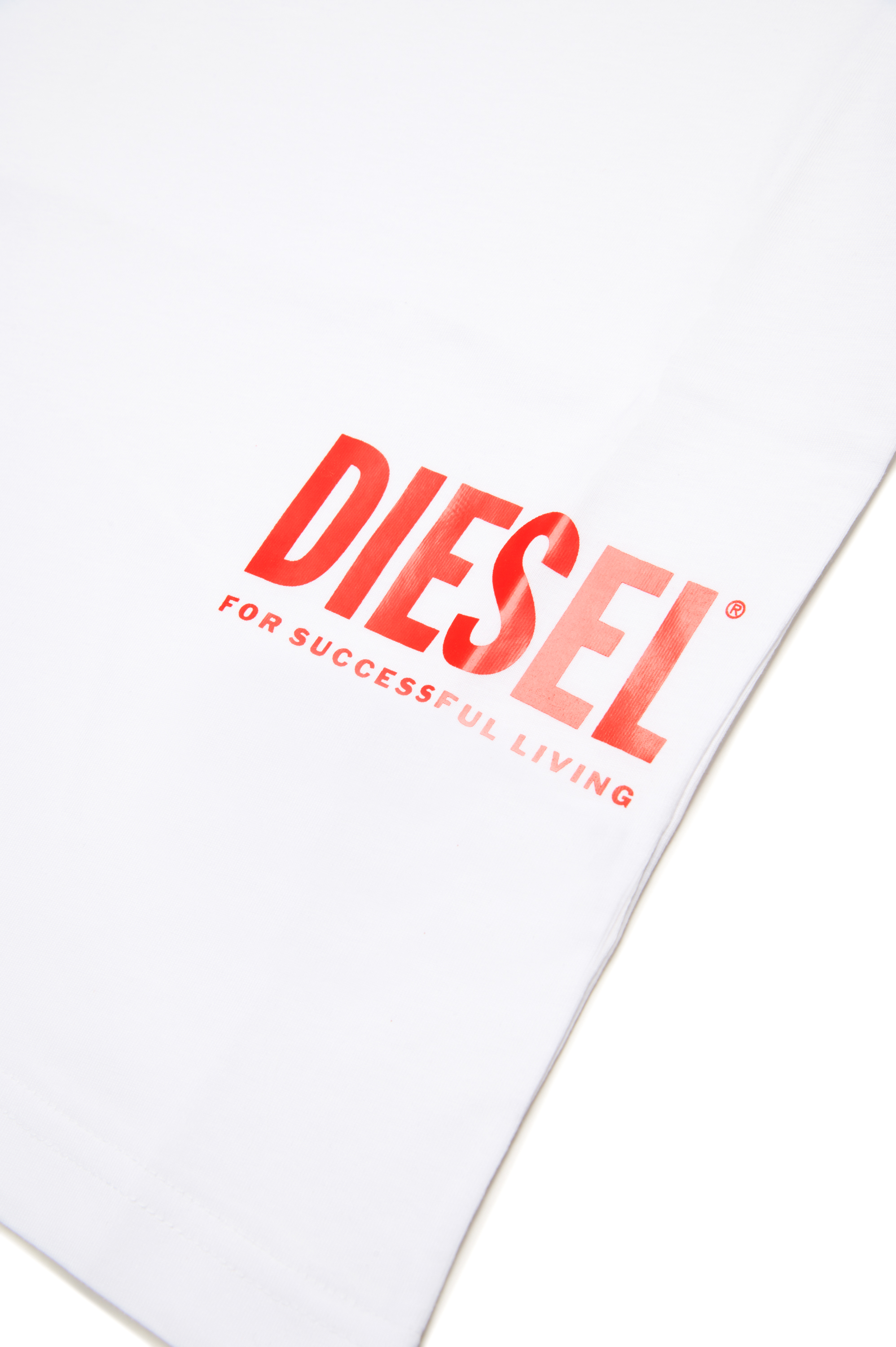 Diesel - MTFIND OVER, Herren T-Shirt mit Biscotto-Logo in Weiß - 4