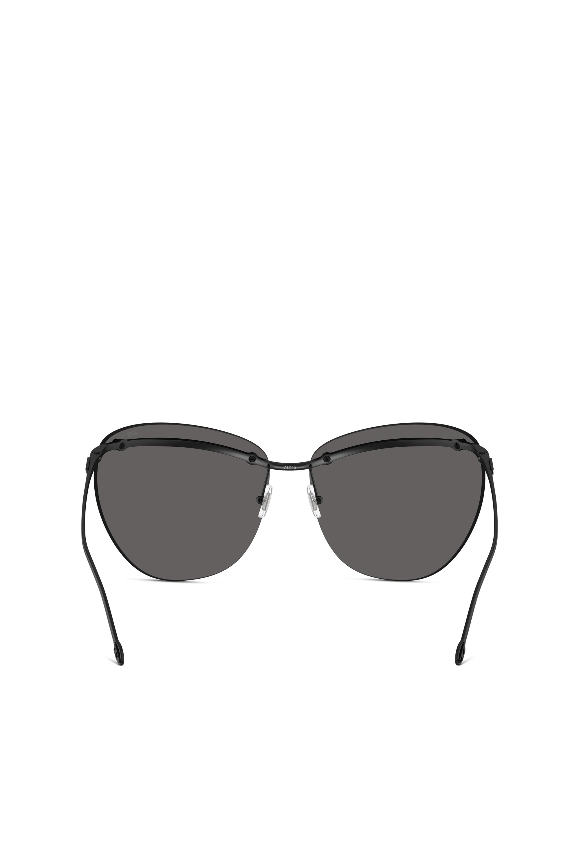 Diesel - 0DL1007, Unisex Sonnenbrille in Wraparound-Form in Grau - 3