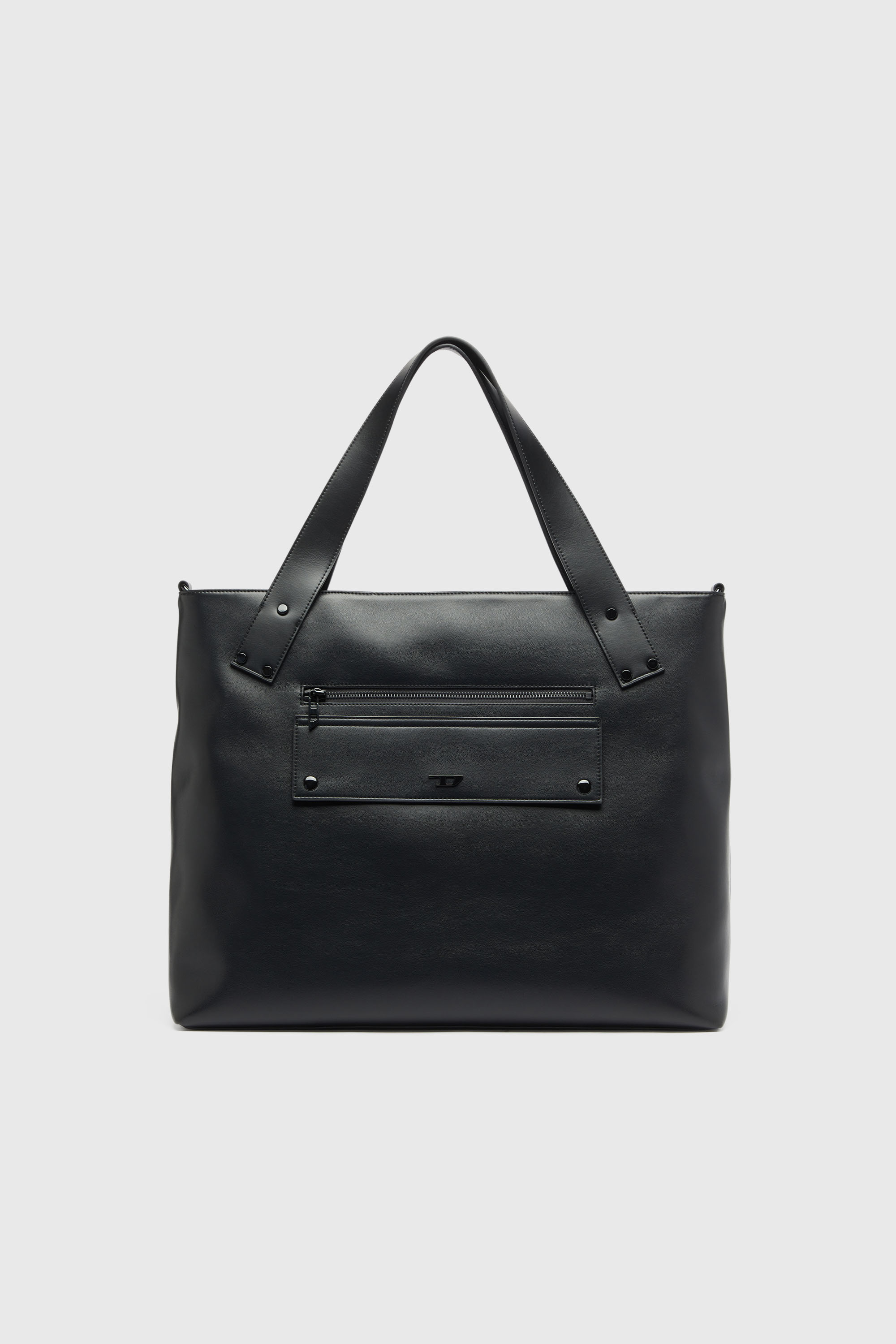 Diesel - RIVET-D TOTE E\W, Herren Rivet-D -  Shopping Bag mit Rei&szlig;verschluss und Klappentasche in Schwarz - 1