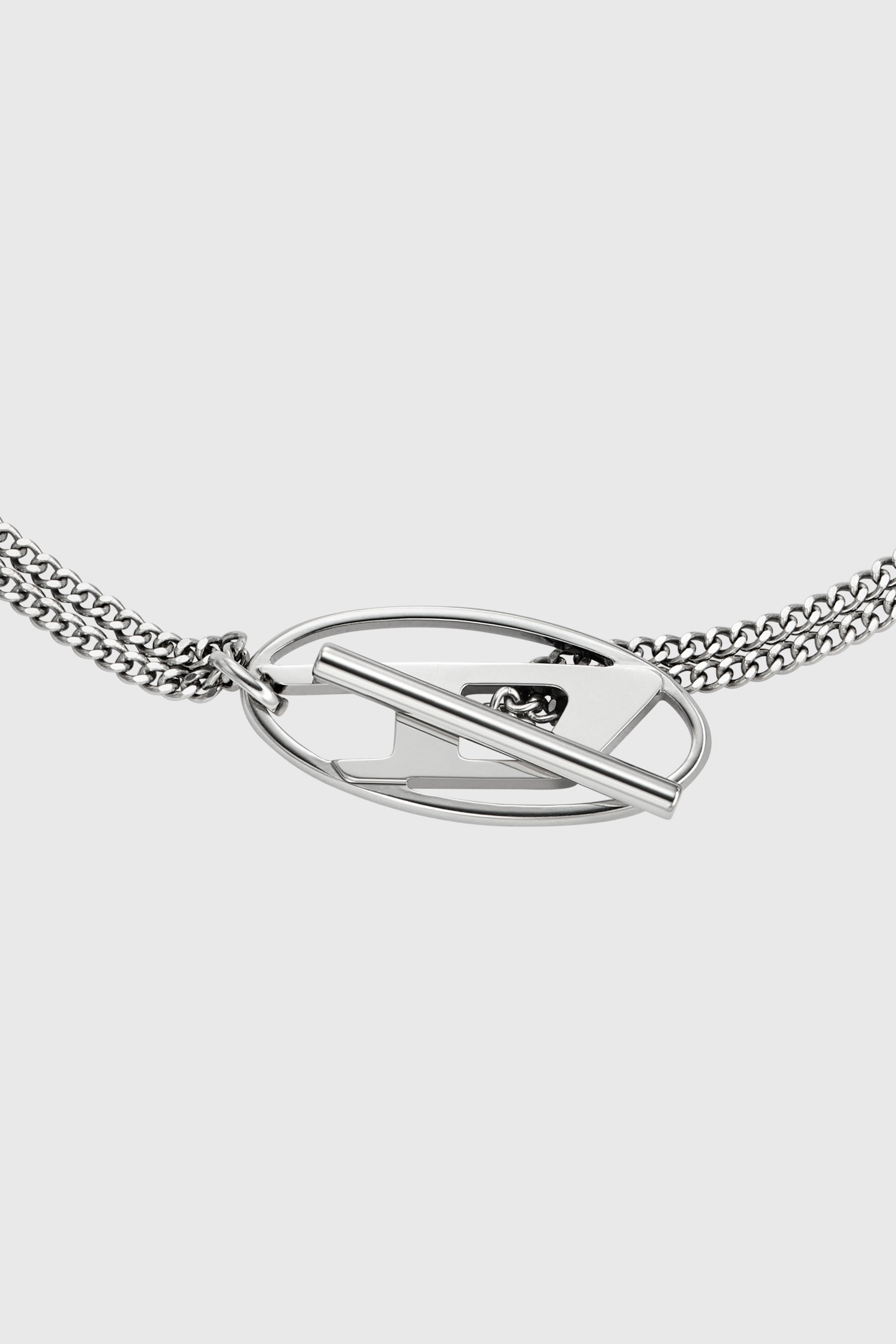 Diesel - DX1534040, Unisex Halskette aus Edelstahl in Silber - 2