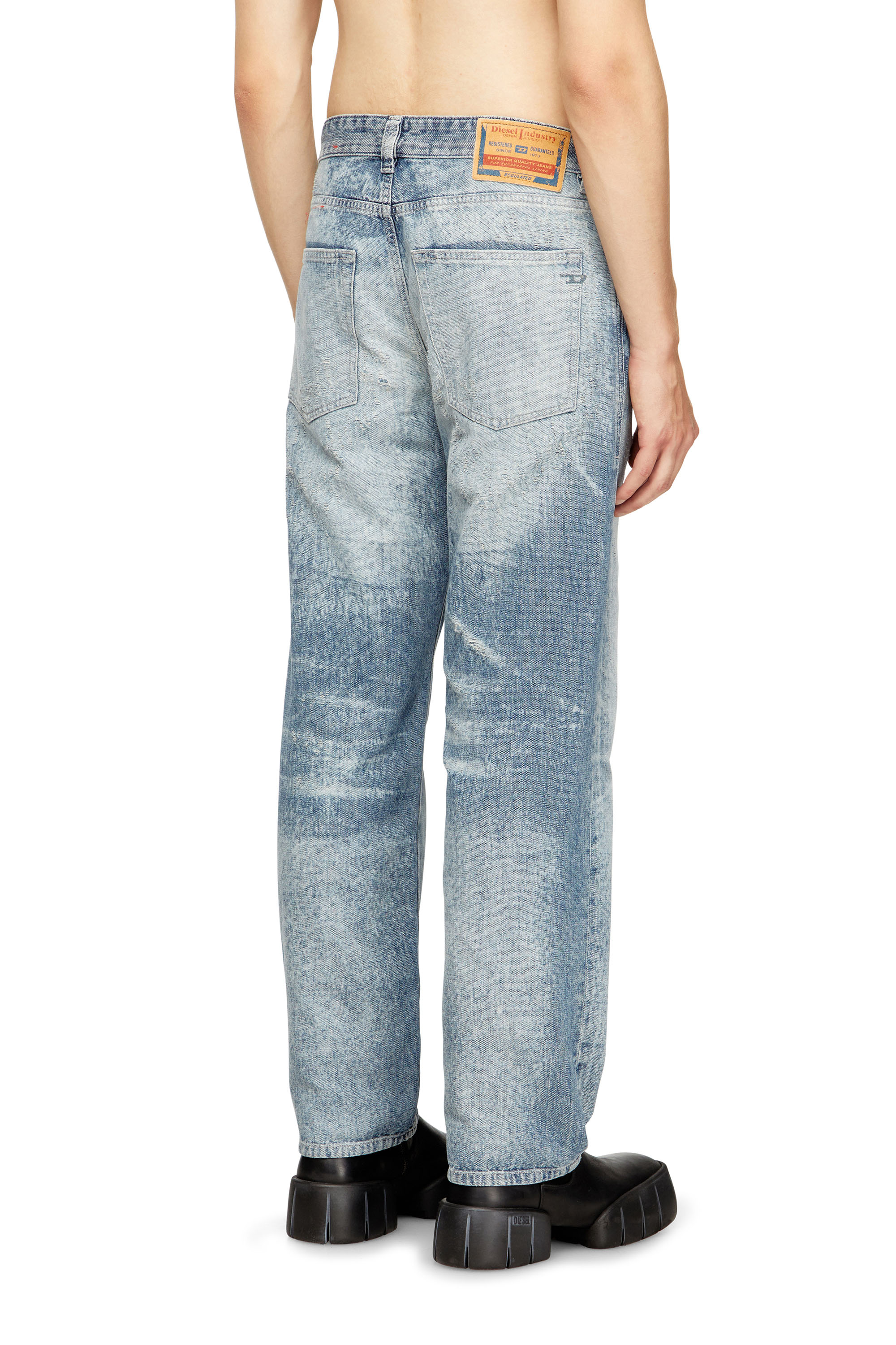 Diesel - Herren Regular Jeans 2024 D-Macs 068TY, Hellblau - 4