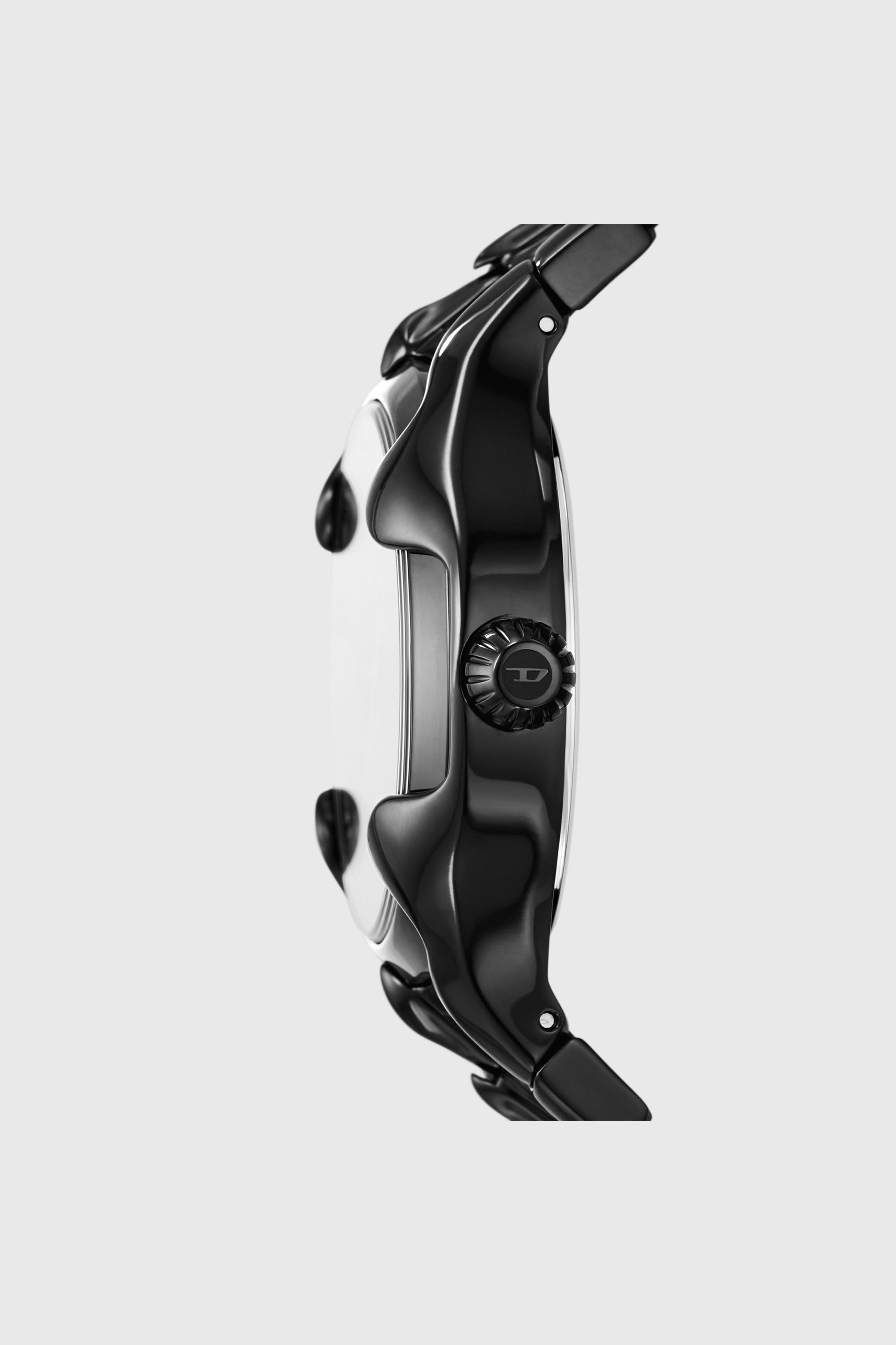 Diesel - DZ2187, Herren Vert Armbanduhr aus schwarzem Edelstahl in Schwarz - 3