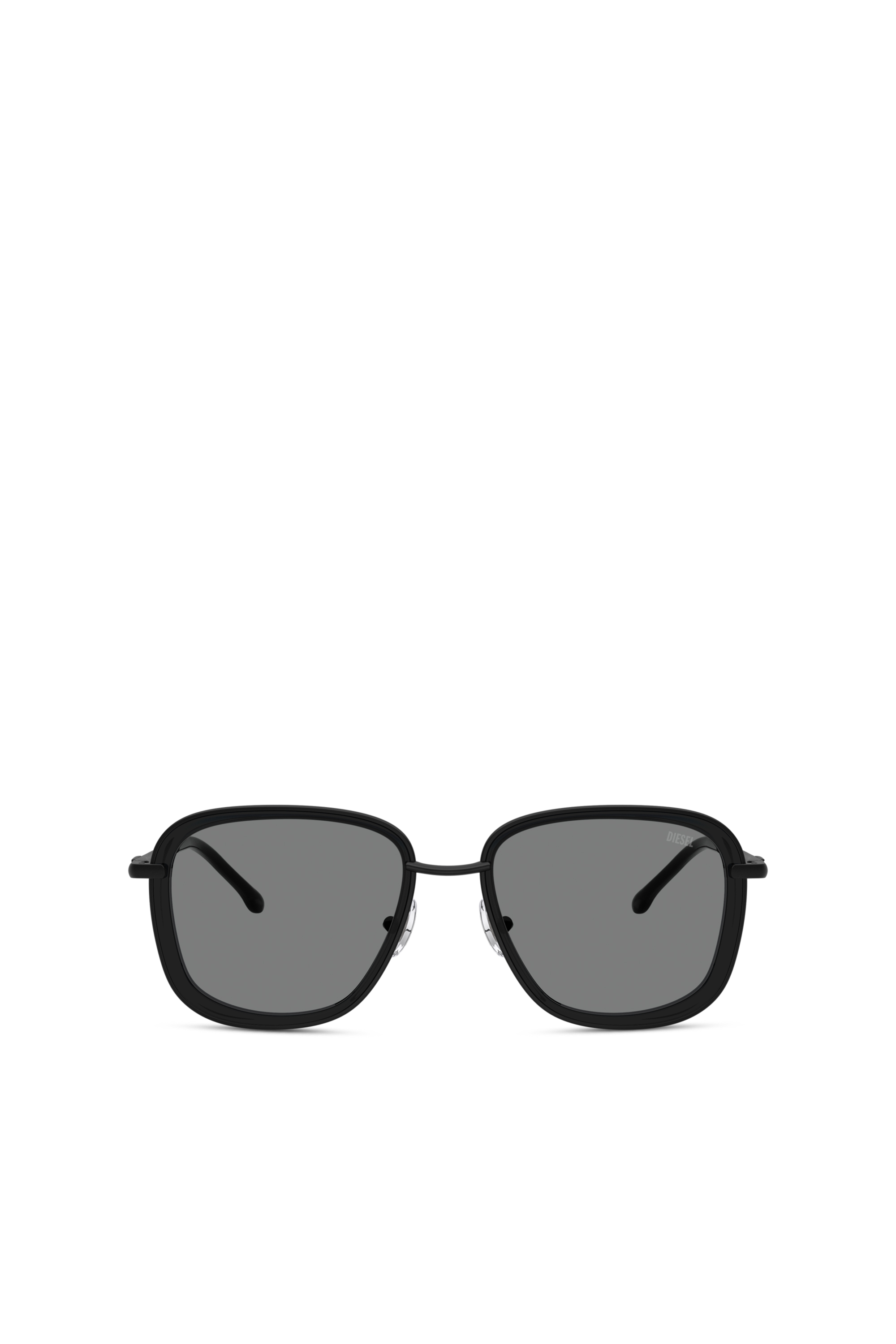 Diesel - 0DL1017, Unisex Quadratische Sonnenbrille in Schwarz - 2