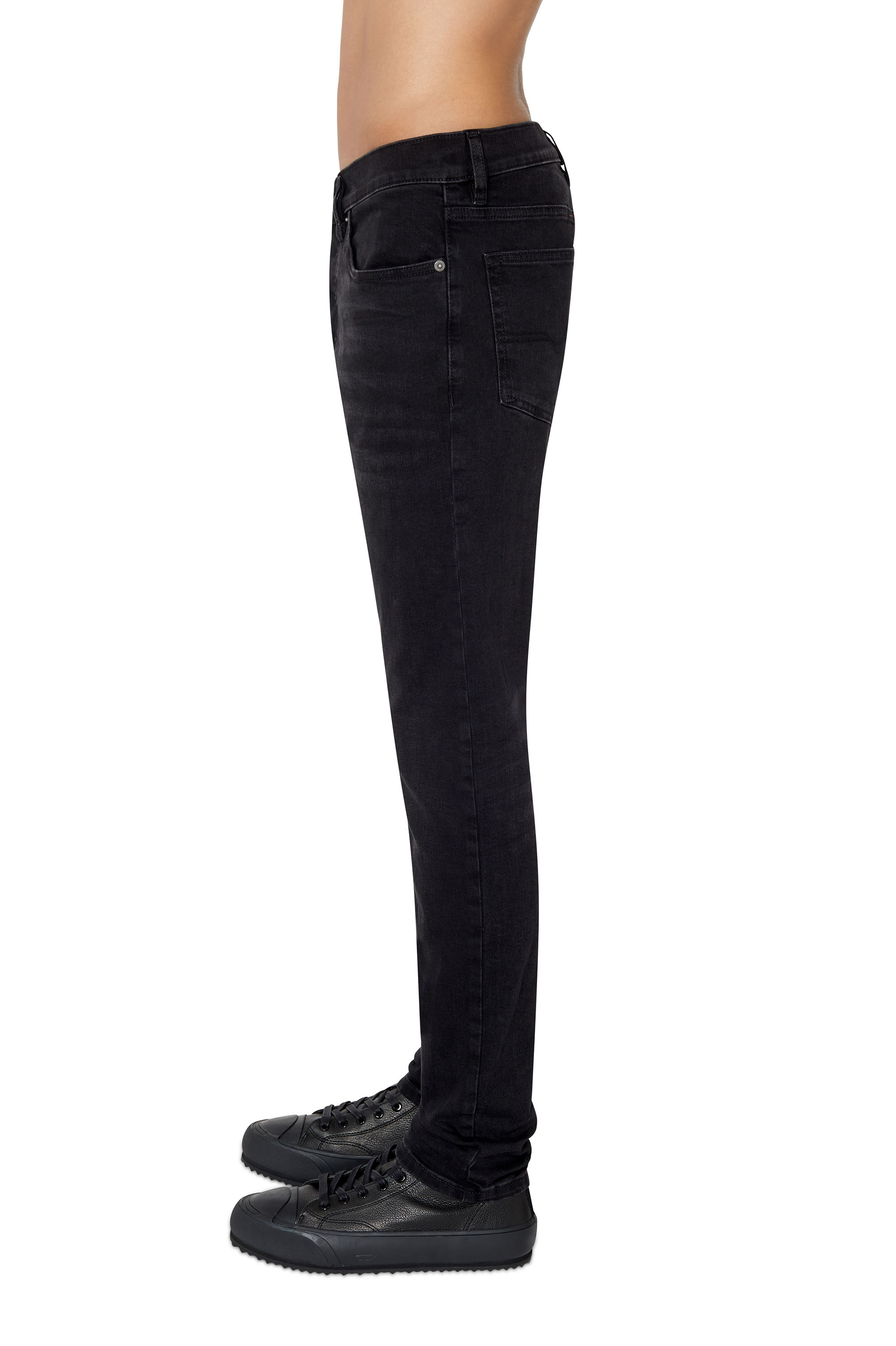 Diesel - Slim Jeans D-Luster 0IHAU, Schwarz/Dunkelgrau - Image 5