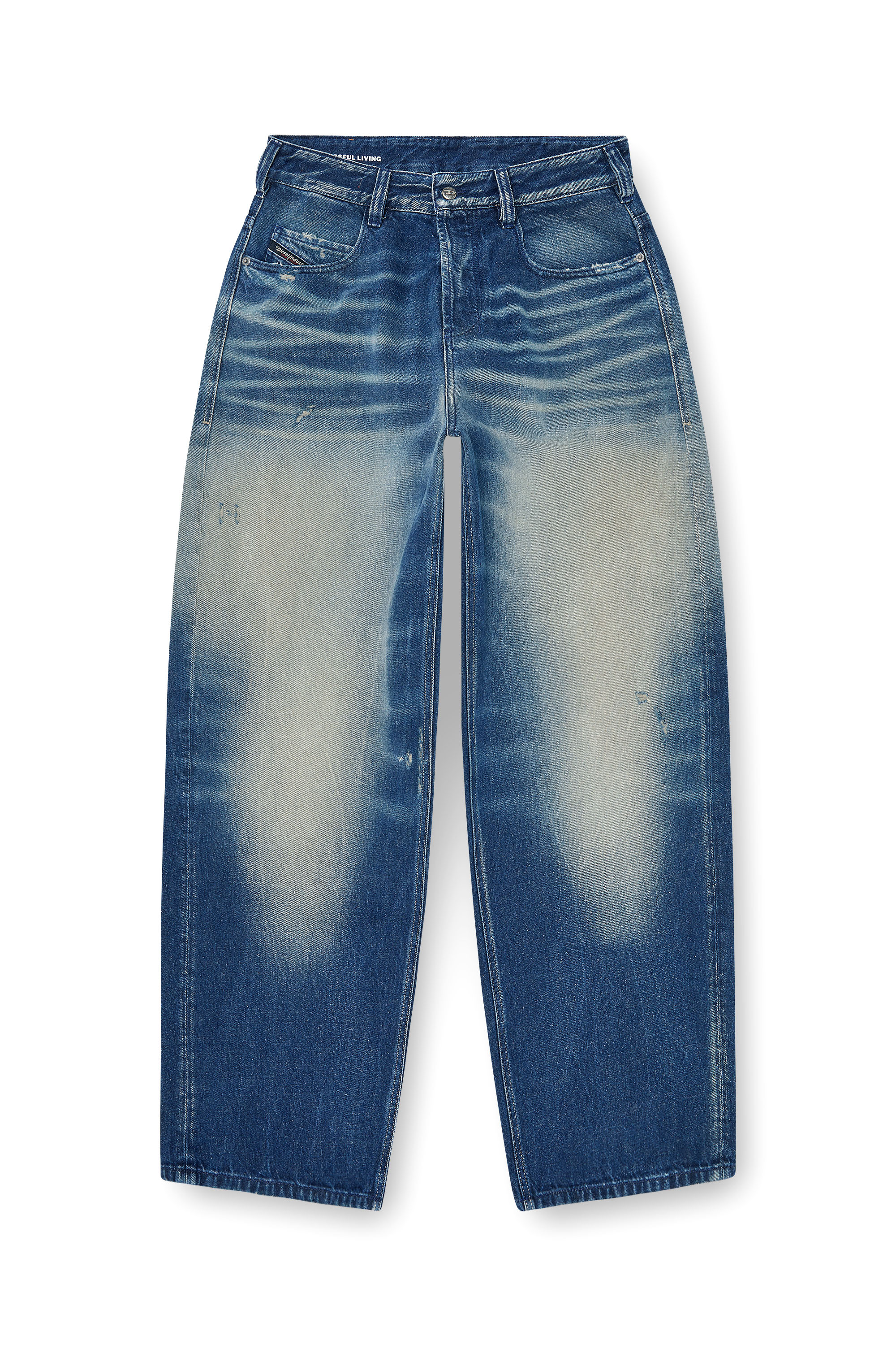 Diesel - Unisex Relaxed Jeans 1997 D-Enim 007DQ, Dunkelblau - 3