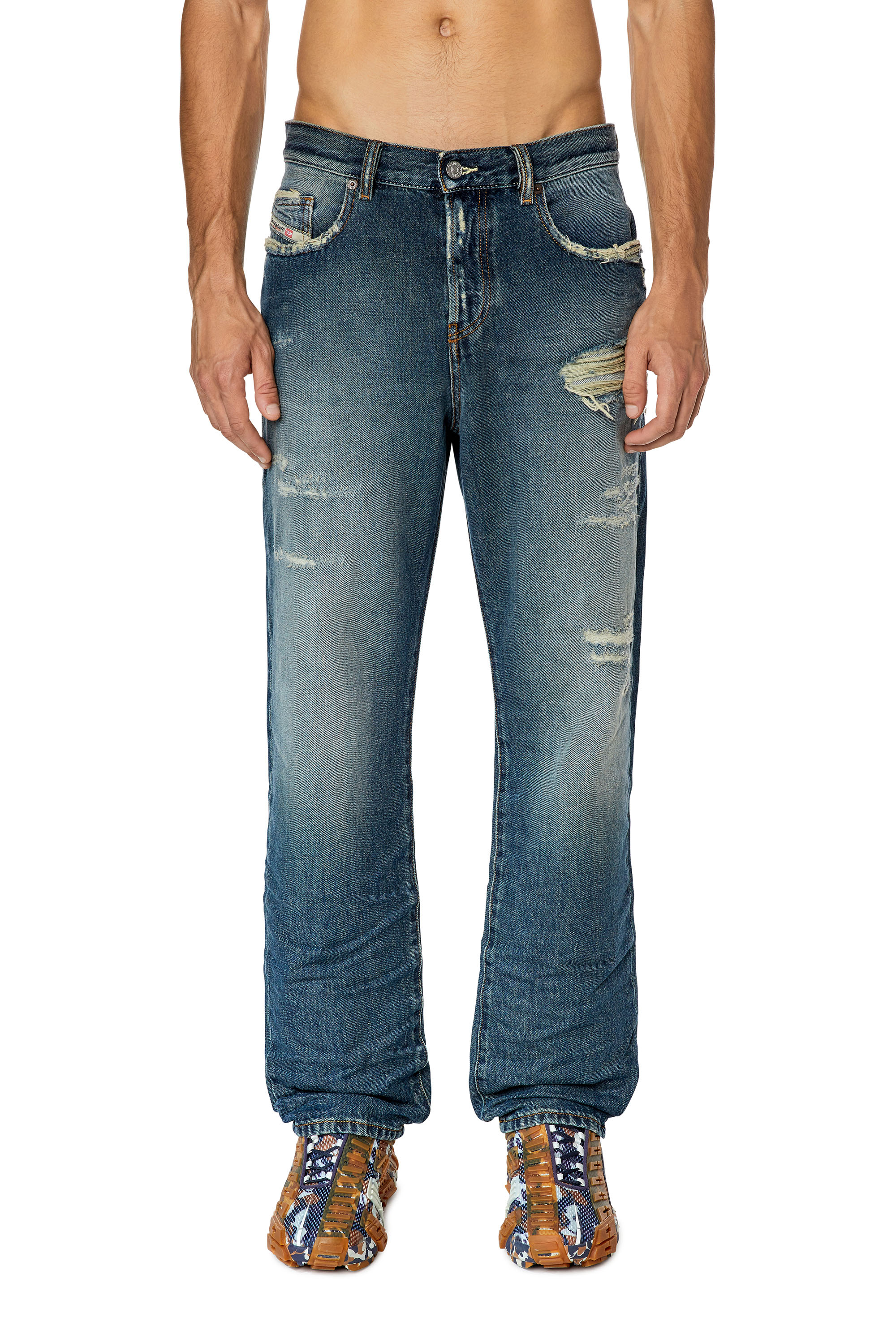 Diesel - Straight Jeans 2020 D-Viker E9C40, Dunkelblau - Image 2