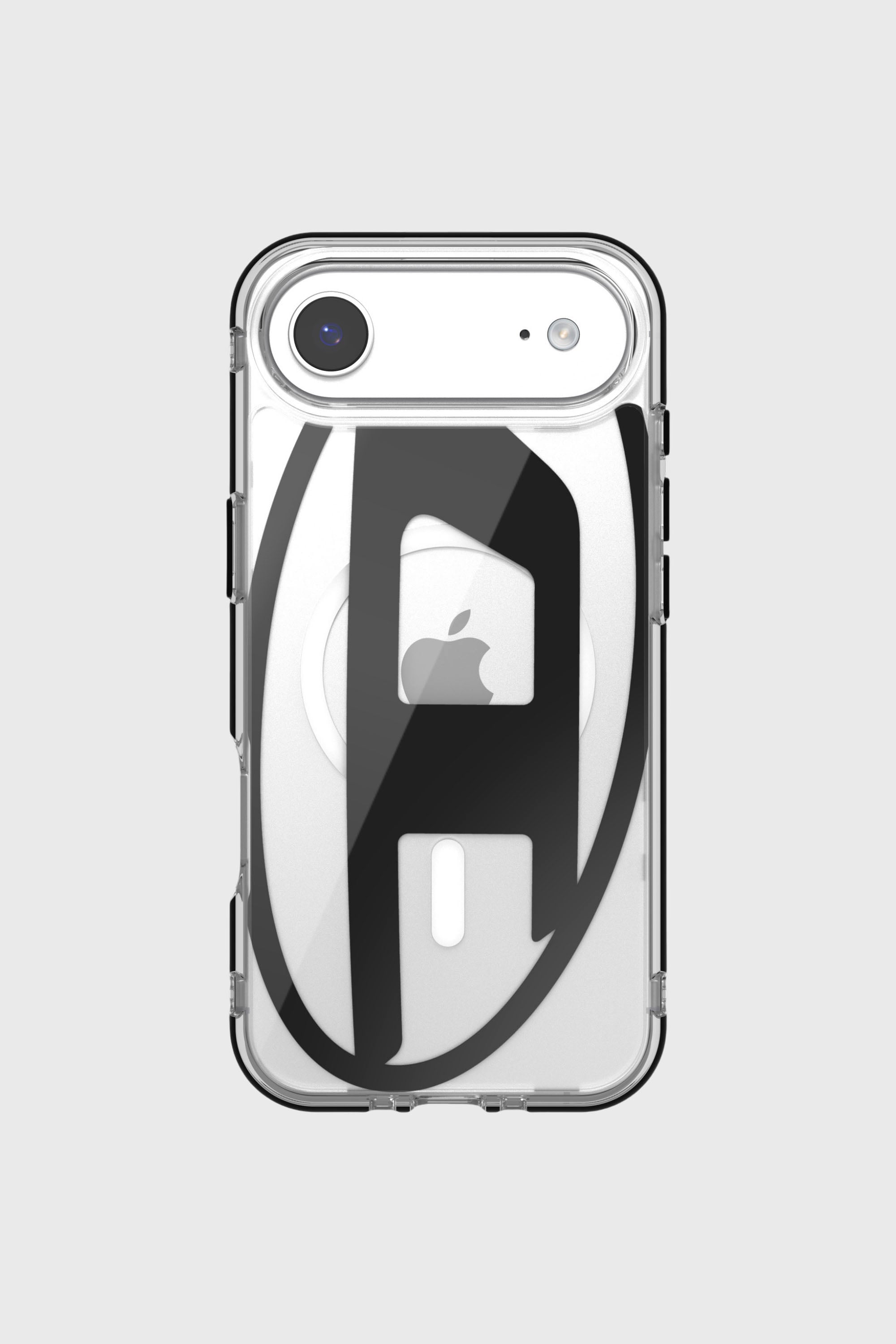 Diesel - 60416 AOP CASE, Unisex Oval D Metallic-H&uuml;lle mit Magsafe f&uuml;r iPhone 17 Air in Schwarz - 2
