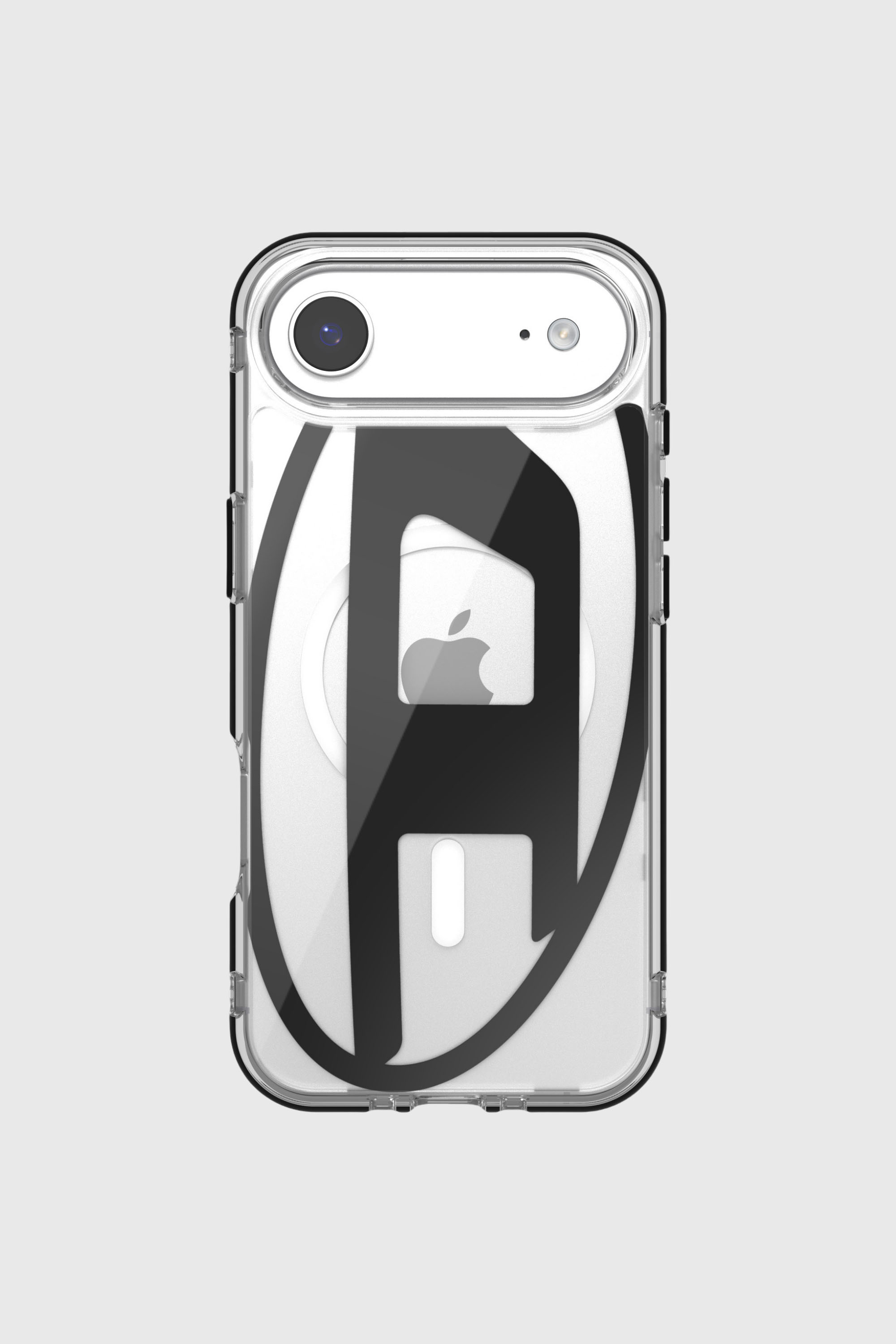 Diesel - 60416 AOP CASE, Unisex Oval D Metallic-H&uuml;lle mit Magsafe f&uuml;r iPhone 17 Air in Schwarz - 2