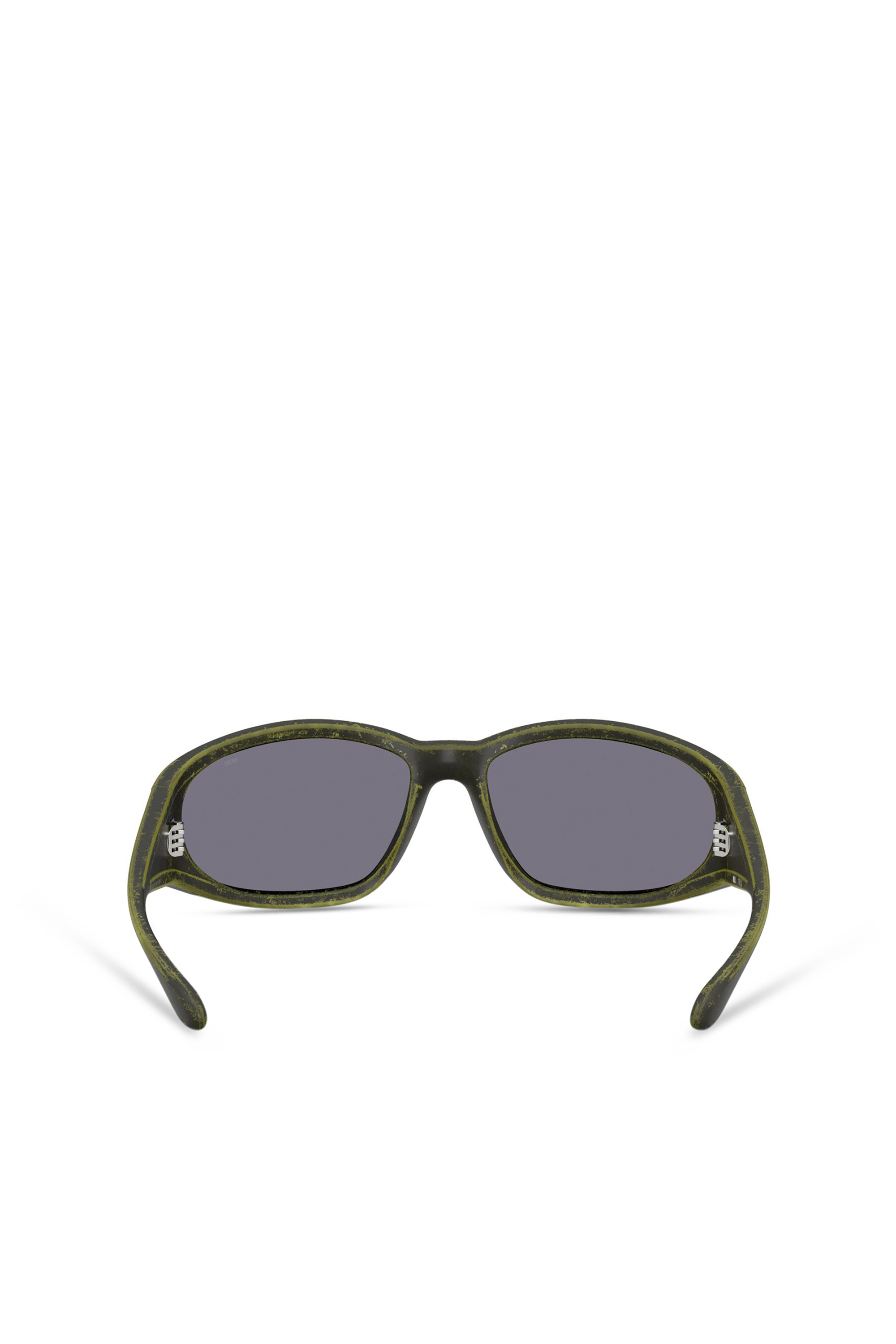 Diesel - 0DL3002, Unisex Sonnenbrille aus acetat mit rechteckigen gläsern in Grün - 3