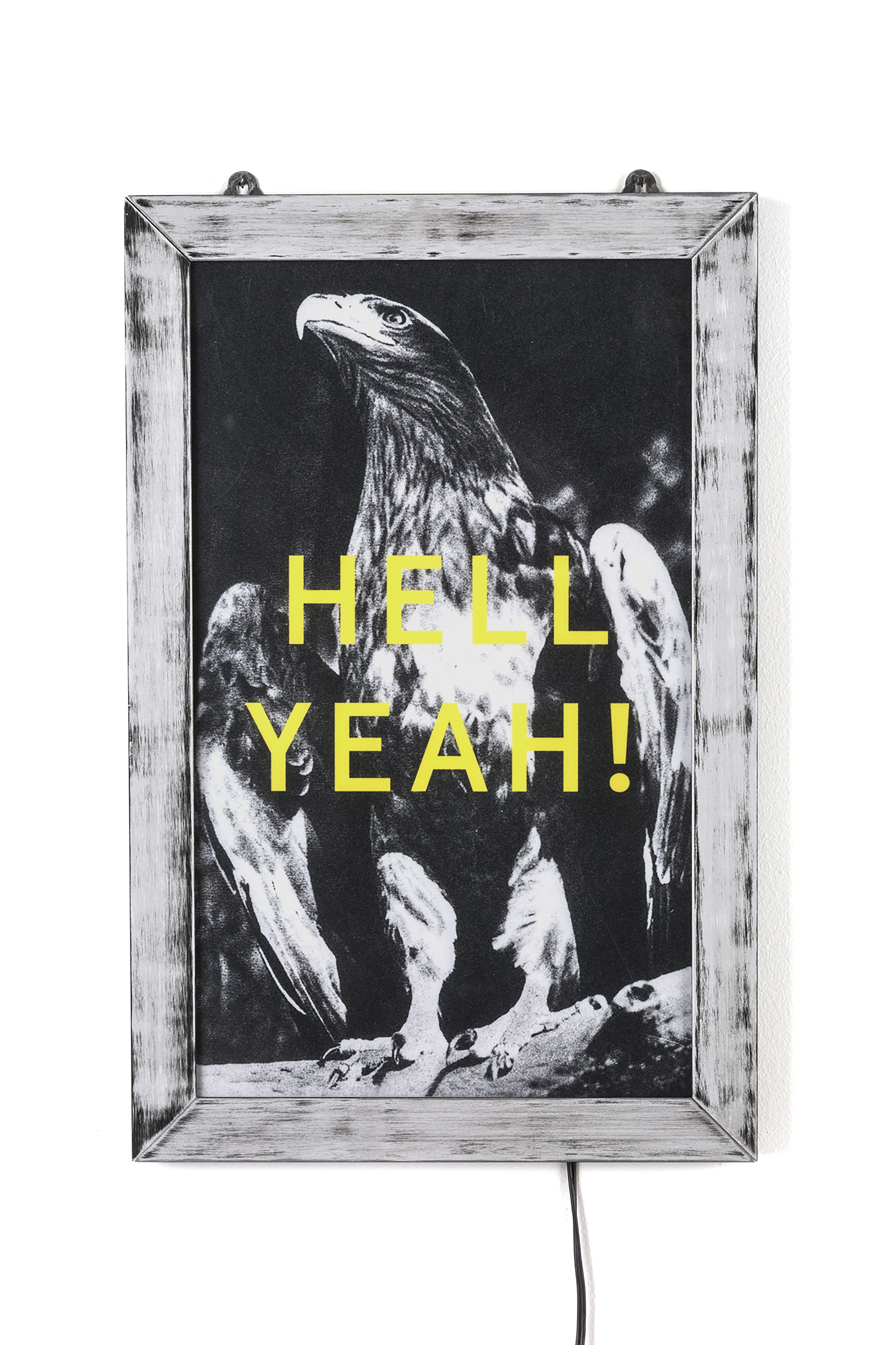 Diesel - 11011 FRAME IT!, Unisex Poster "Hell yeah!" in Silber - 1