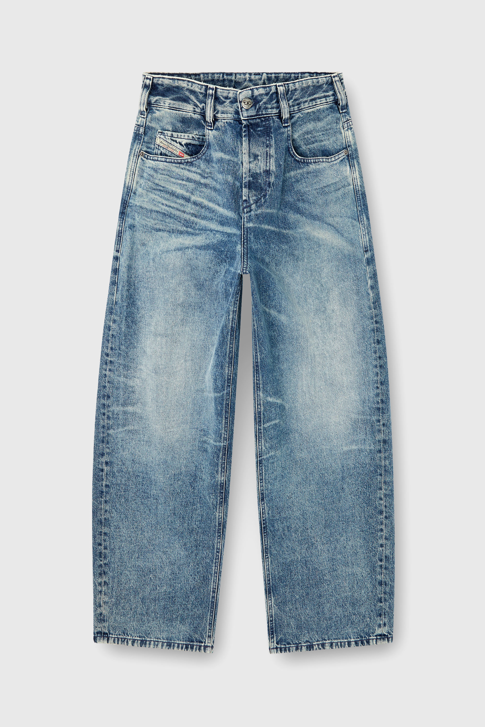 Diesel - Unisex Relaxed Jeans 1997 D-Enim 007DA, Hellblau - 2