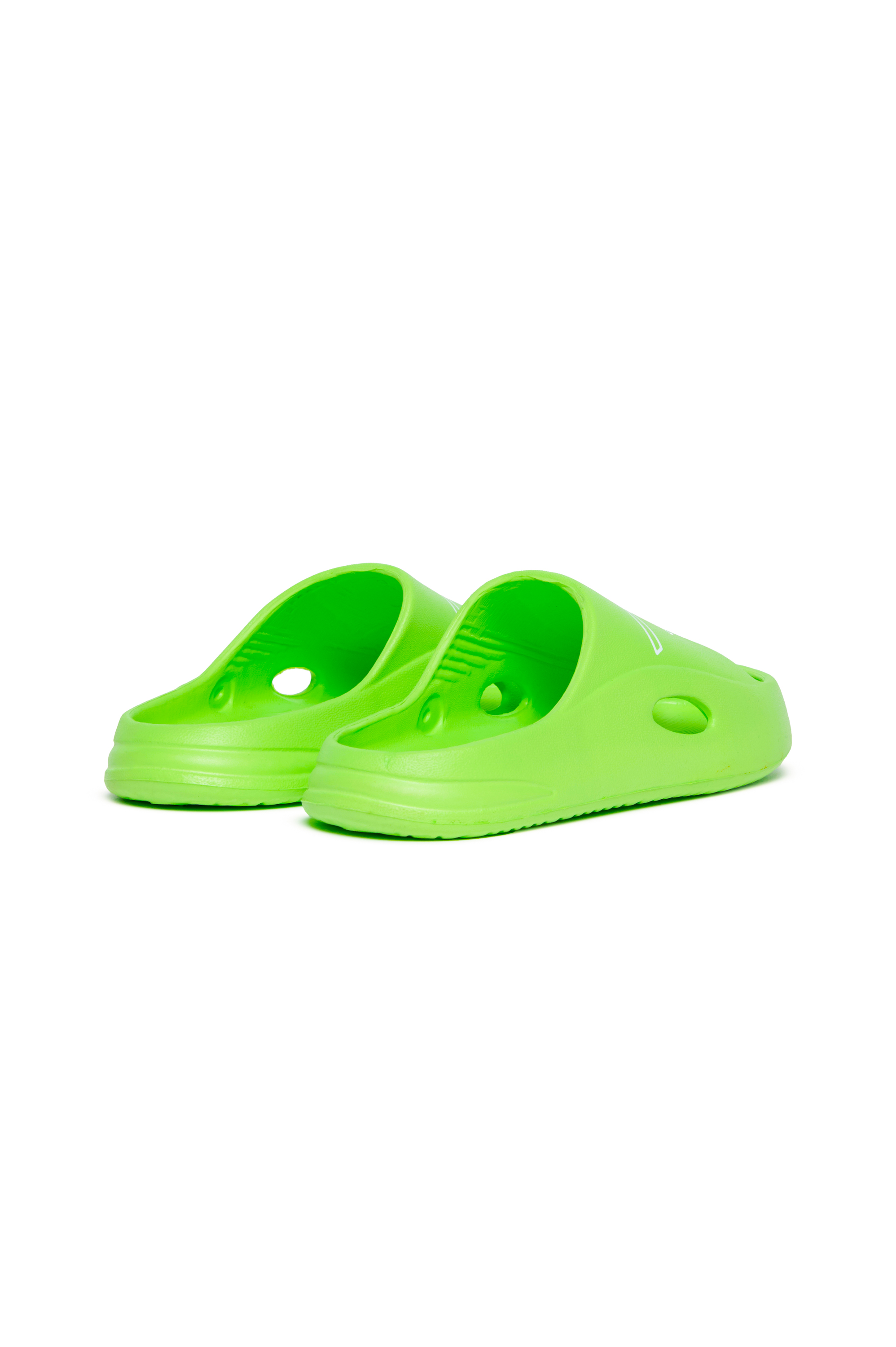 Diesel - SA-CHUNCKY D, Unisex Pool-Slides aus EVA mit Logo-Print in Neongrün - 3