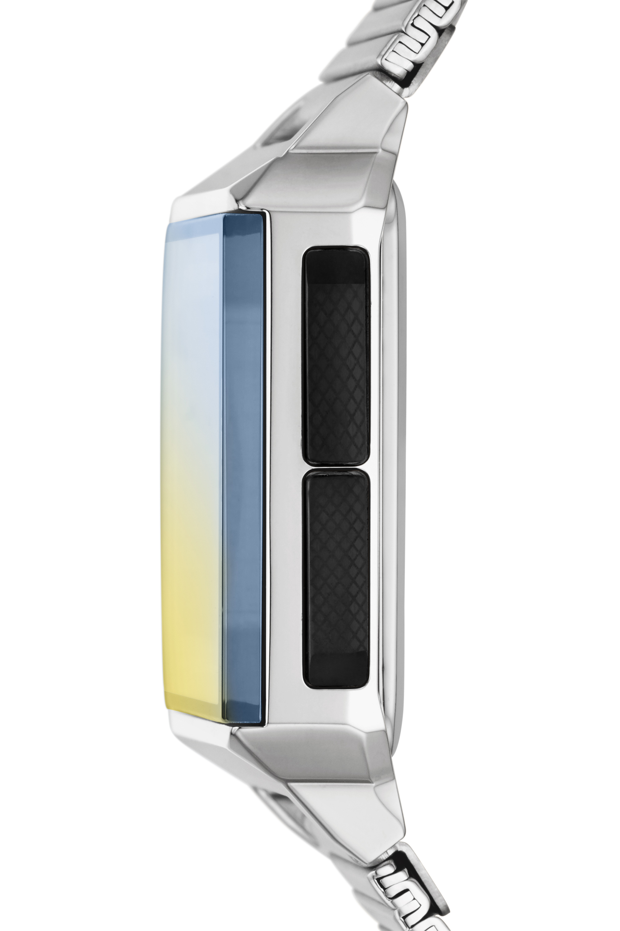 Diesel - DZ1968, Unisex Chopped Armbanduhr mit Edelstahlarmband in Silber - 3