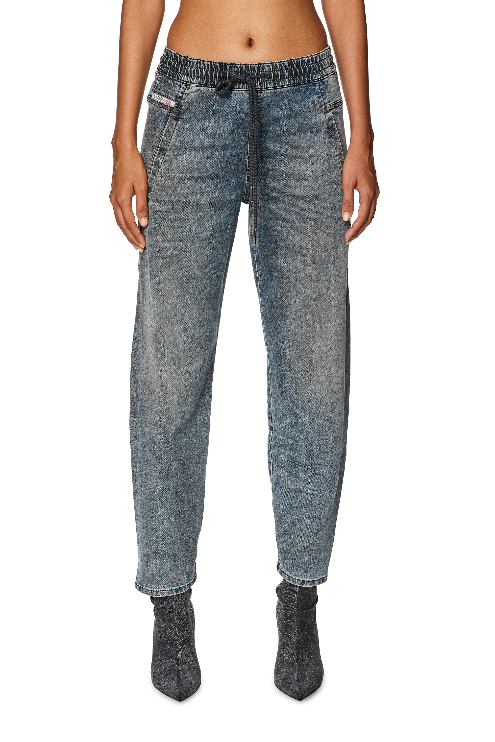 Diesel - Boyfriend Krailey JoggJeans® 068EZ, Grau - Image 1