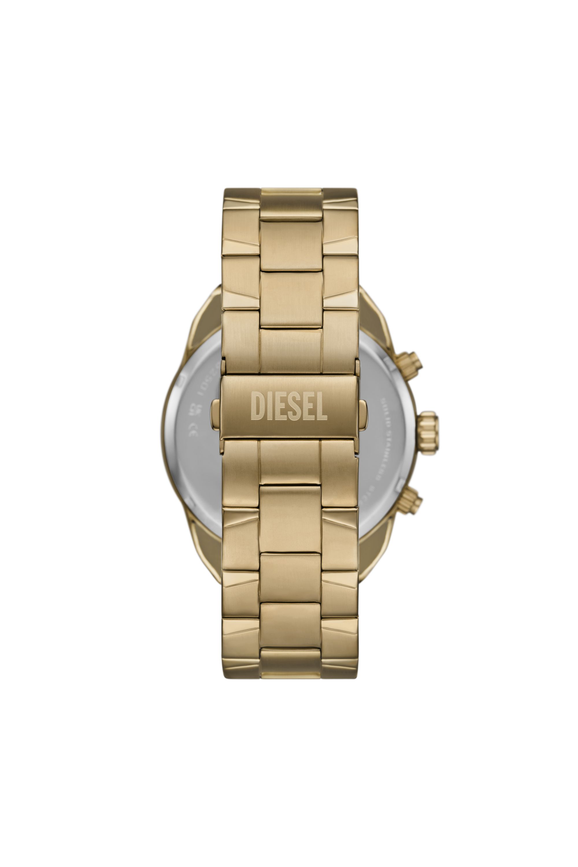 Diesel - DZ4678, Herren Spiked Armbanduhr aus Edelstahl in Gold - 2