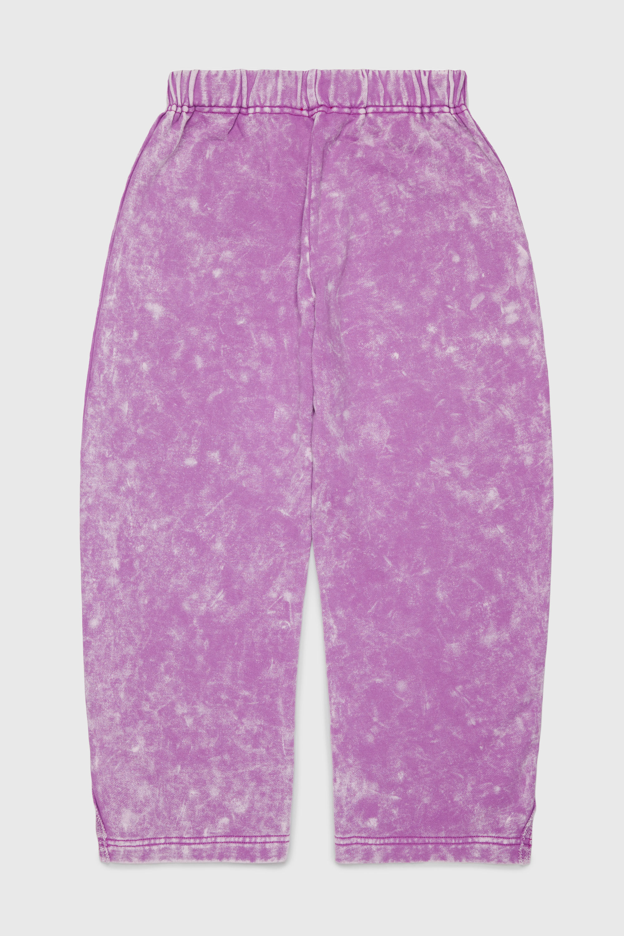 Diesel - PLOXY, Damen Sweatpants aus Baumwolle mit Marmor-Effekt in Violett - 2