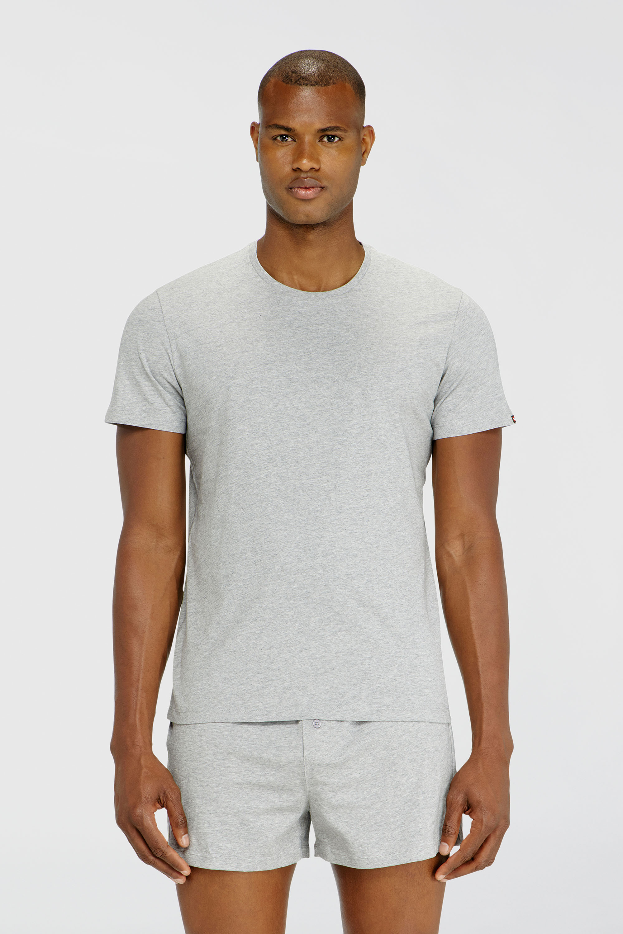 Diesel - RANDAL-D-CORE-3PACK, Herren Set aus 3 T-Shirts aus Baumwolle in Weiss/Grau - 3