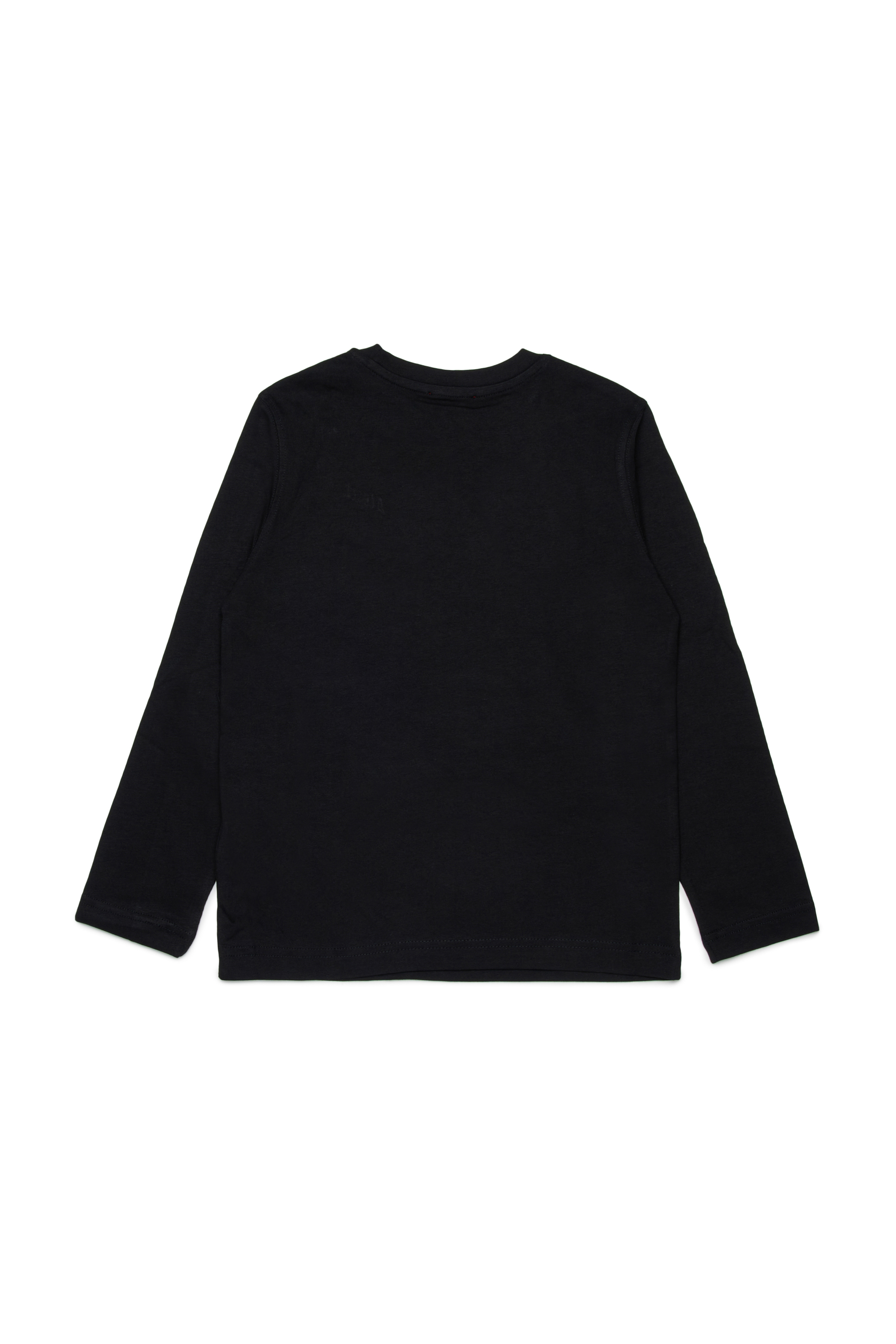 Diesel - TDIEGOSB22LS, Herren Baumwoll-T-Shirt mit gesticktem Logo in Schwarz - 2