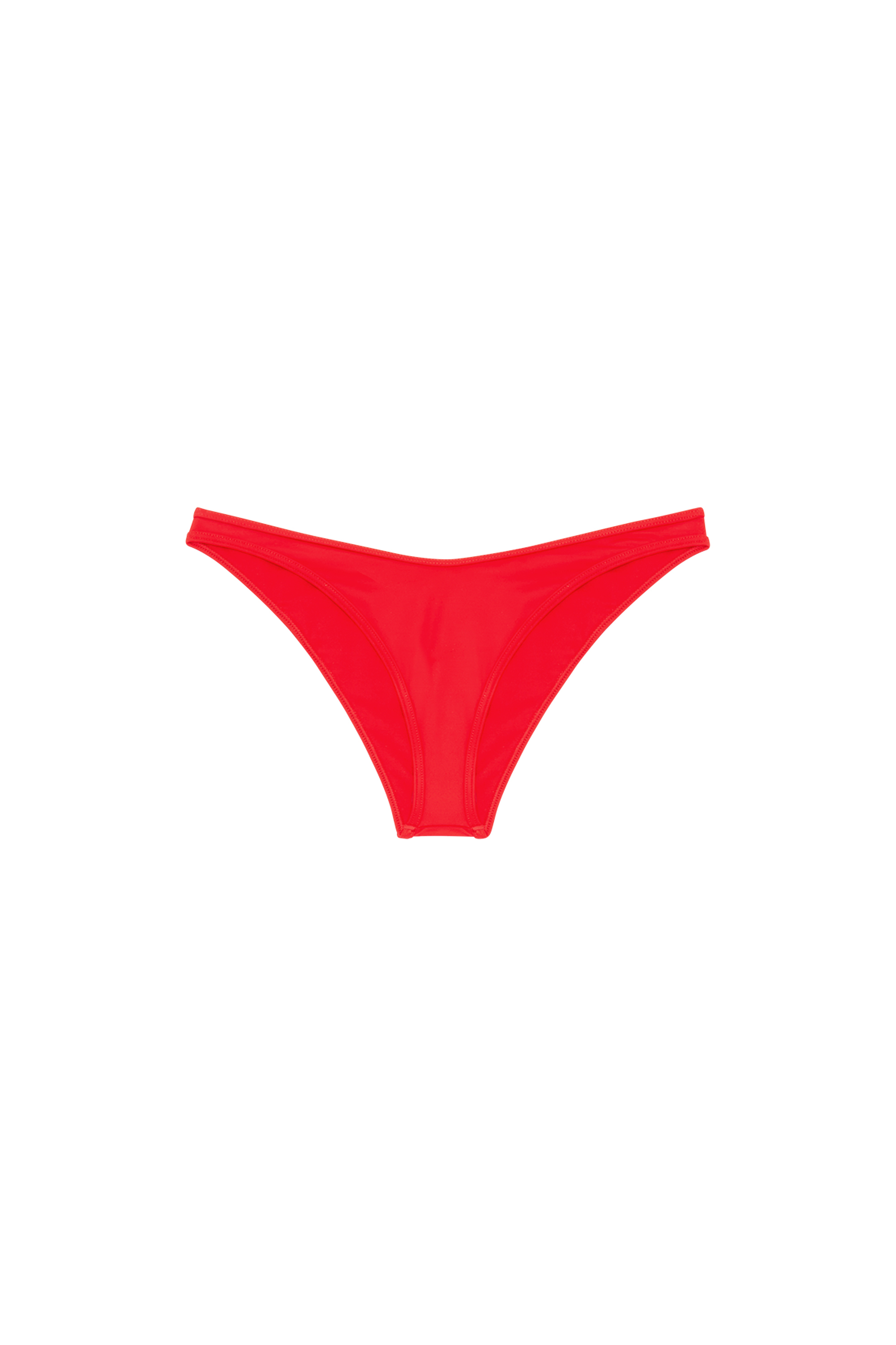 Diesel - BFPN-PUNCHY-X, Damen Bikinihose mit Logo in Übergröße in Rot - Image 4