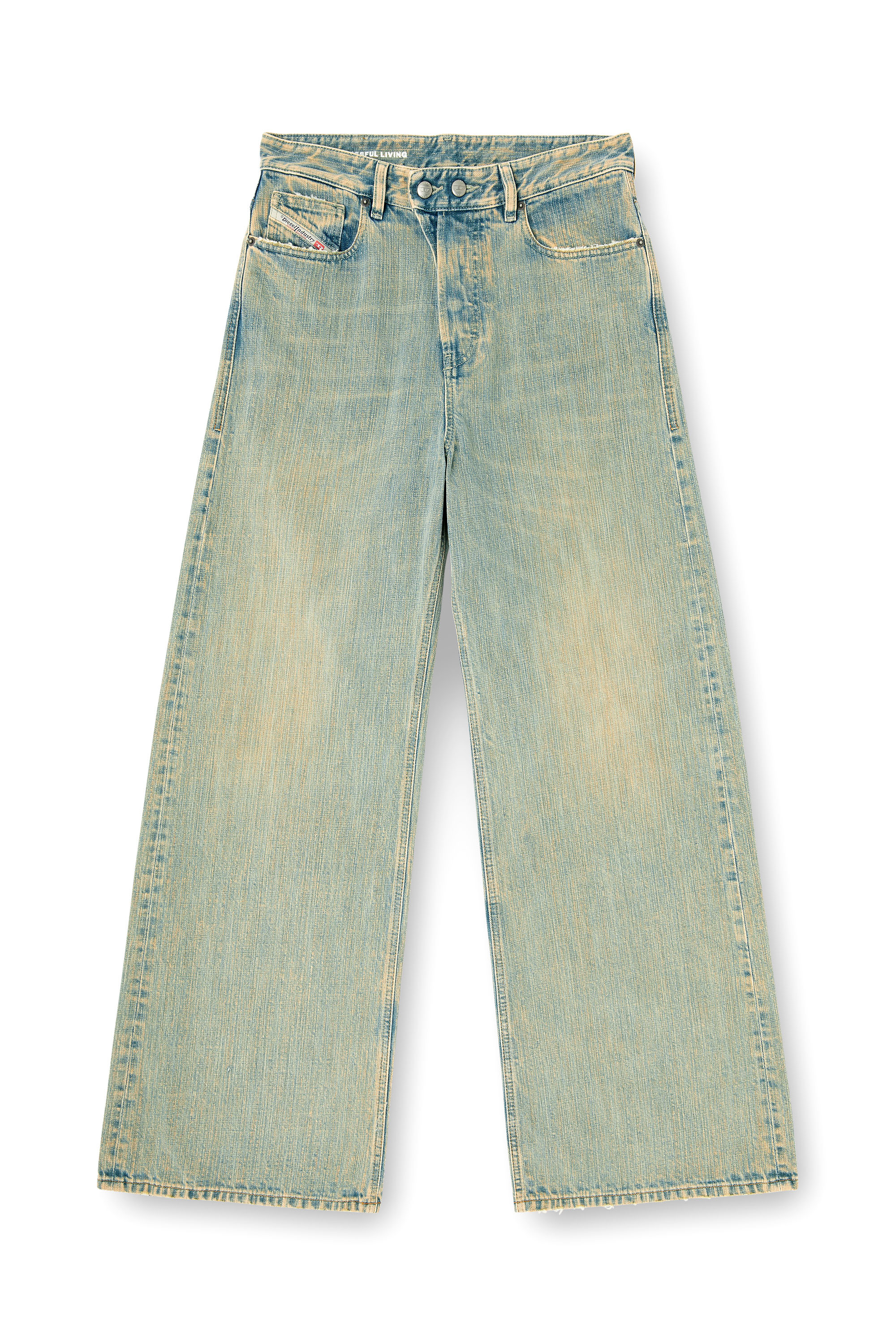 Diesel - Damen Relaxed Jeans 1996 D-Sire 007CY, Mittelblau - 3
