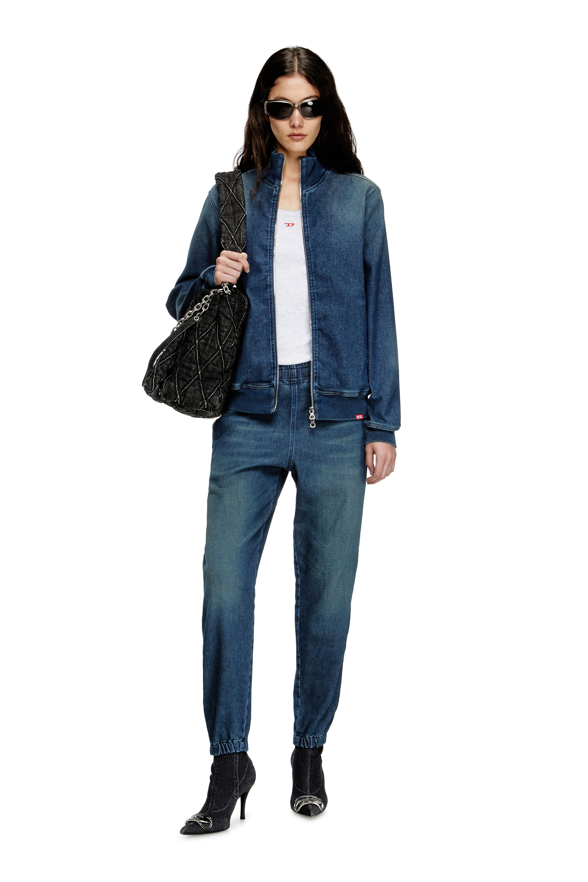 Slim D-Labb Track denim 09L75, Mittelblau Diesel - Unisex Slim D-Labb Track denim 09L75, Mittelblau - 7